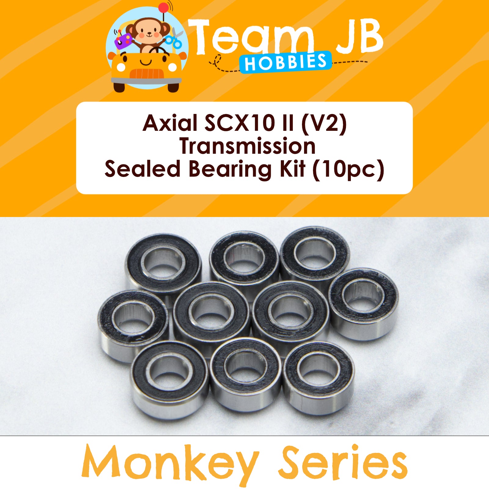 Axial SCX10 II (V2) Transmission - Sealed Bearing Kit