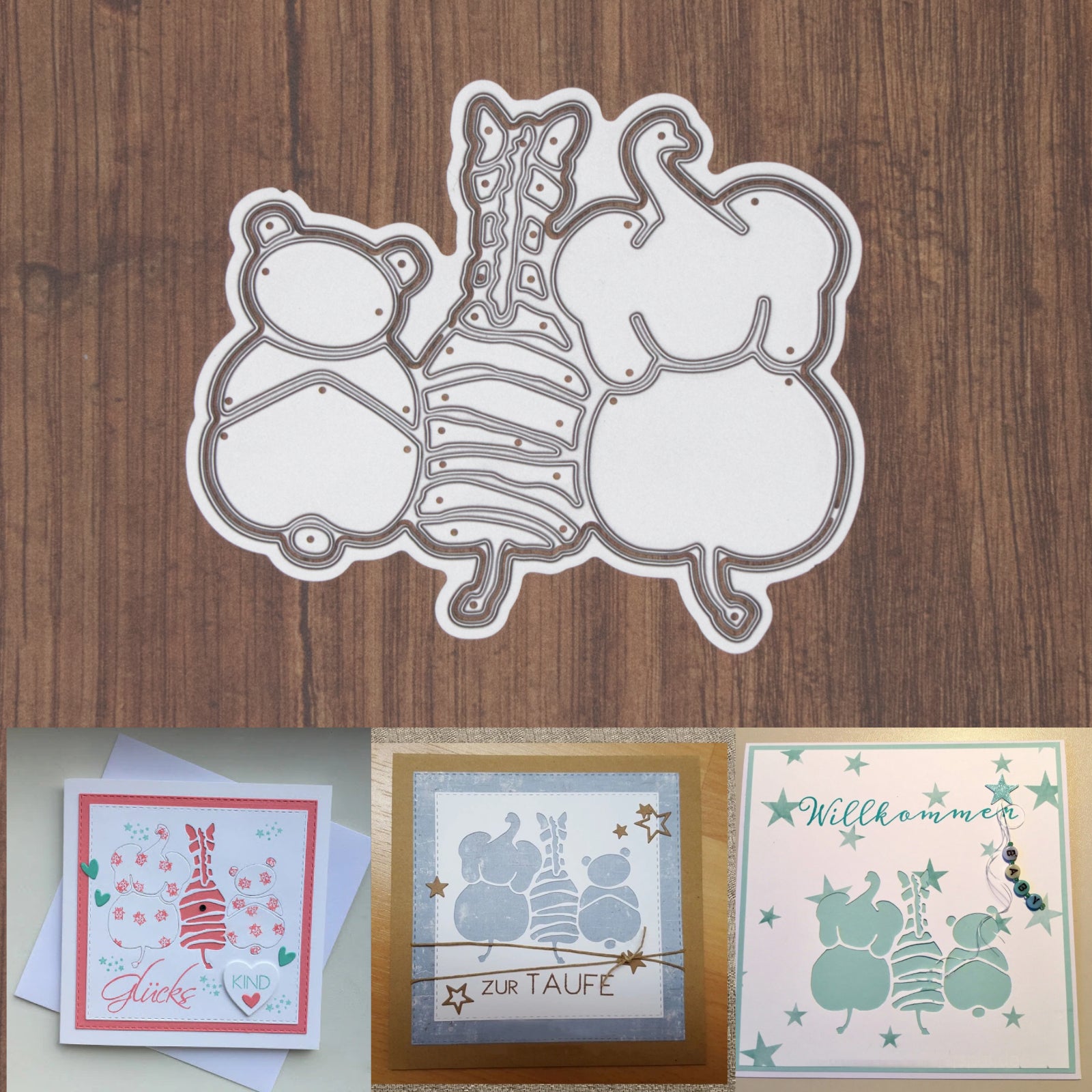 Animals Back View Cutout Cutting Dies