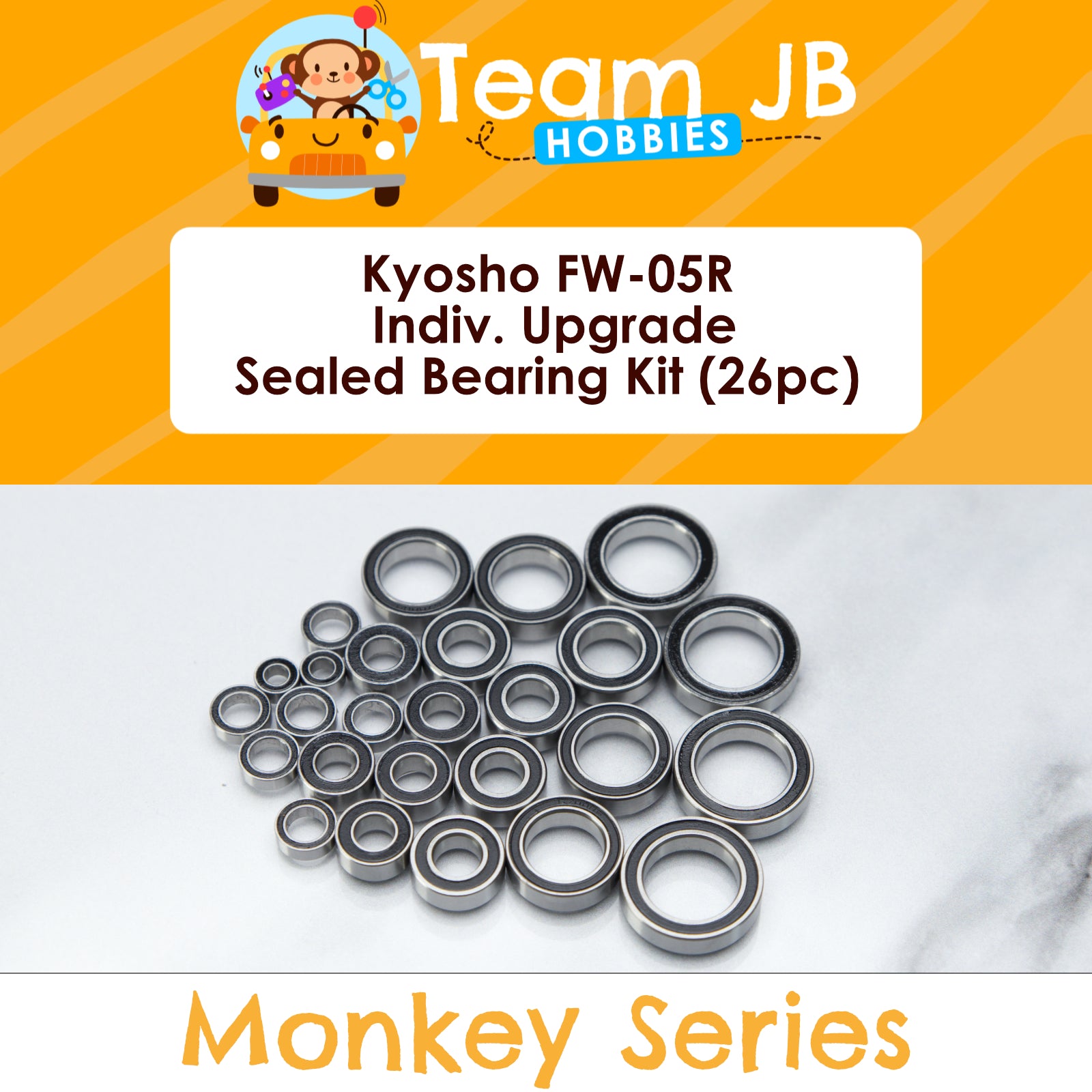 Kyosho FW-05R Indiv. Upgrade - Sealed Bearing Kit