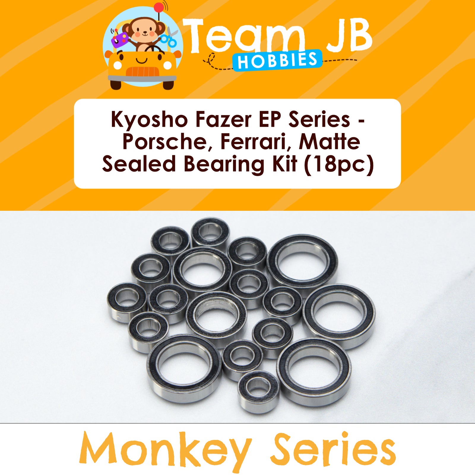 Kyosho Fazer EP Series - Porsche, Ferrari, Matte - Sealed Bearing Kit