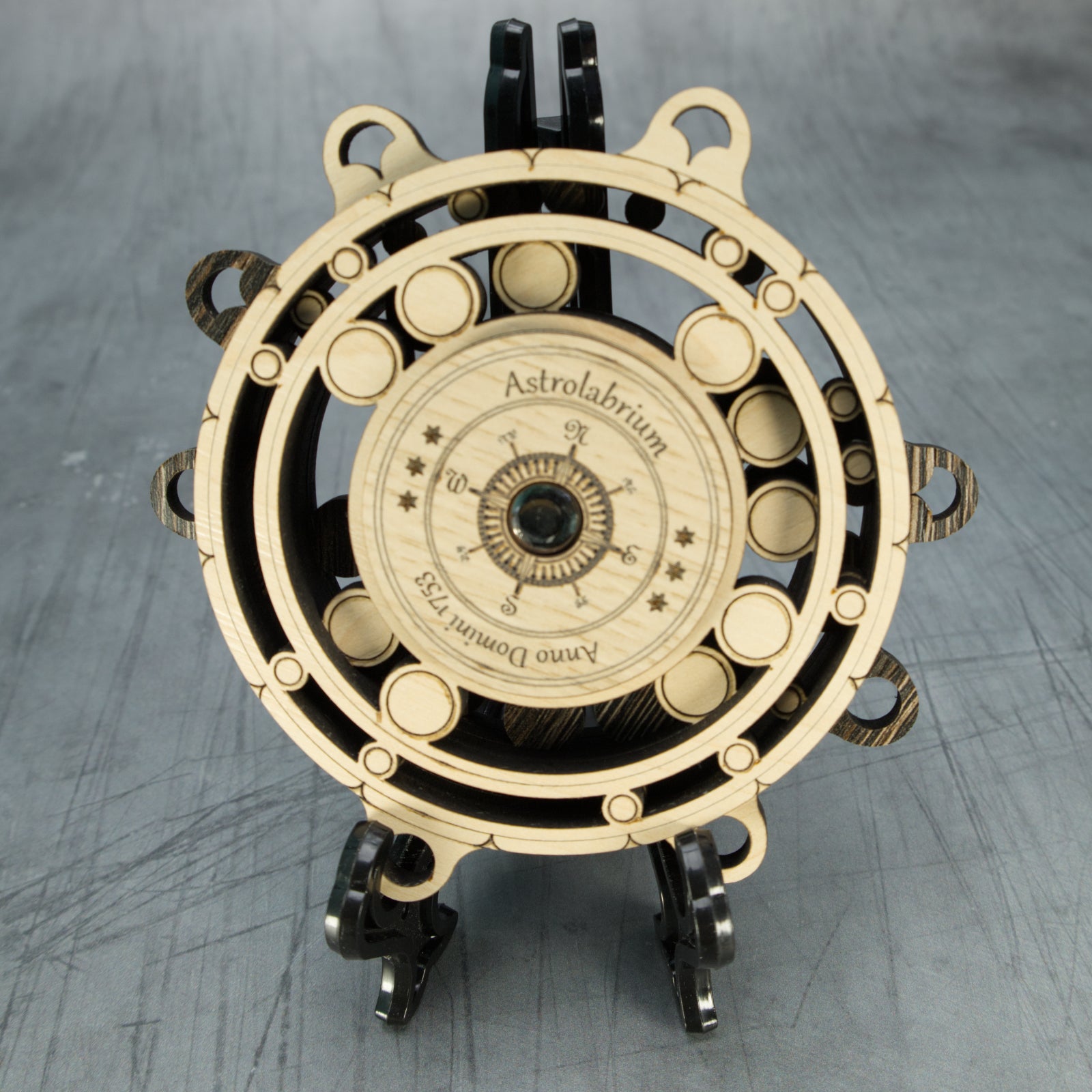 Astrolabrium XL – Rotating Wooden Puzzle by Siebenstein-Spiele