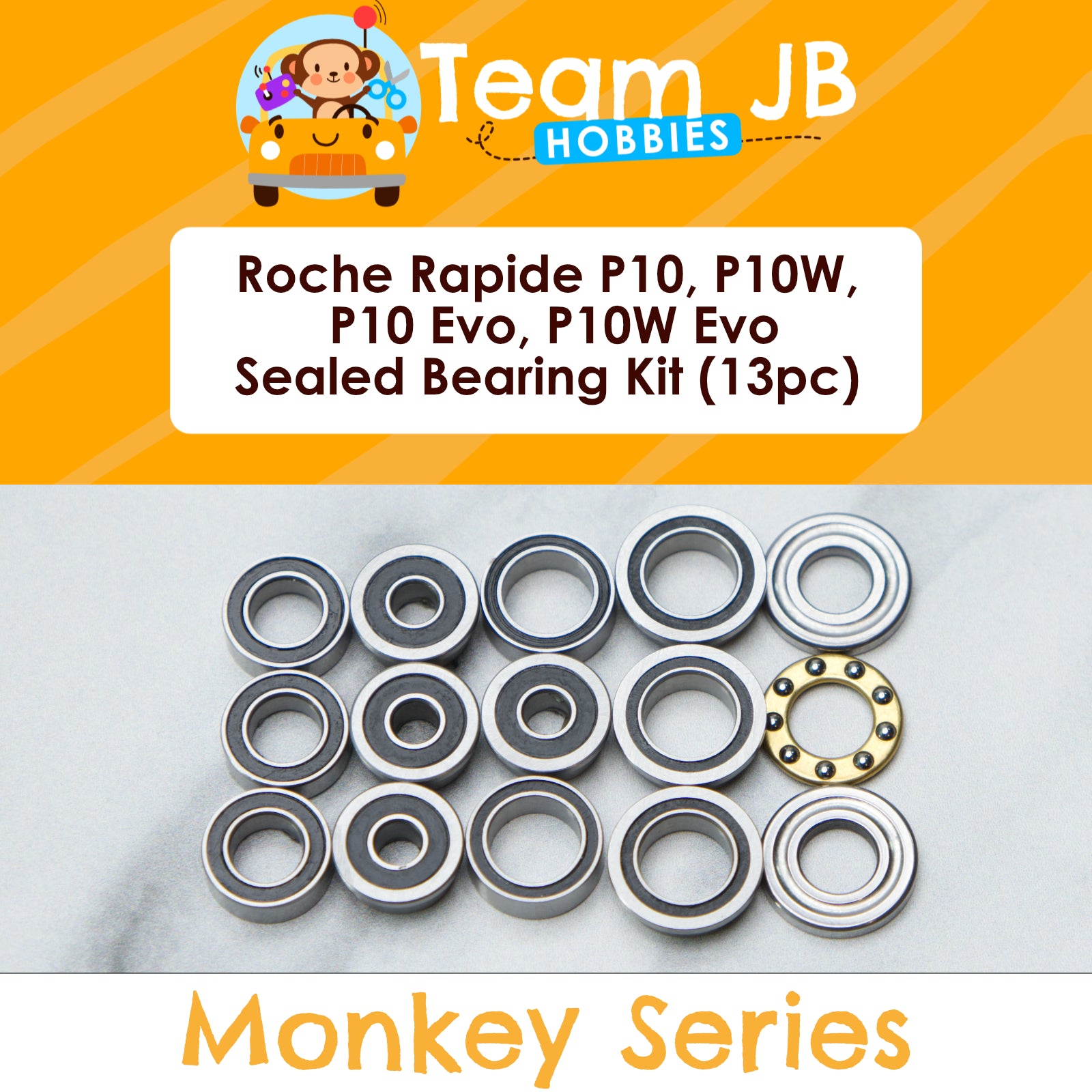 Roche Rapide P10, P10W, P10 Evo, P10W Evo - Sealed Bearing Kit