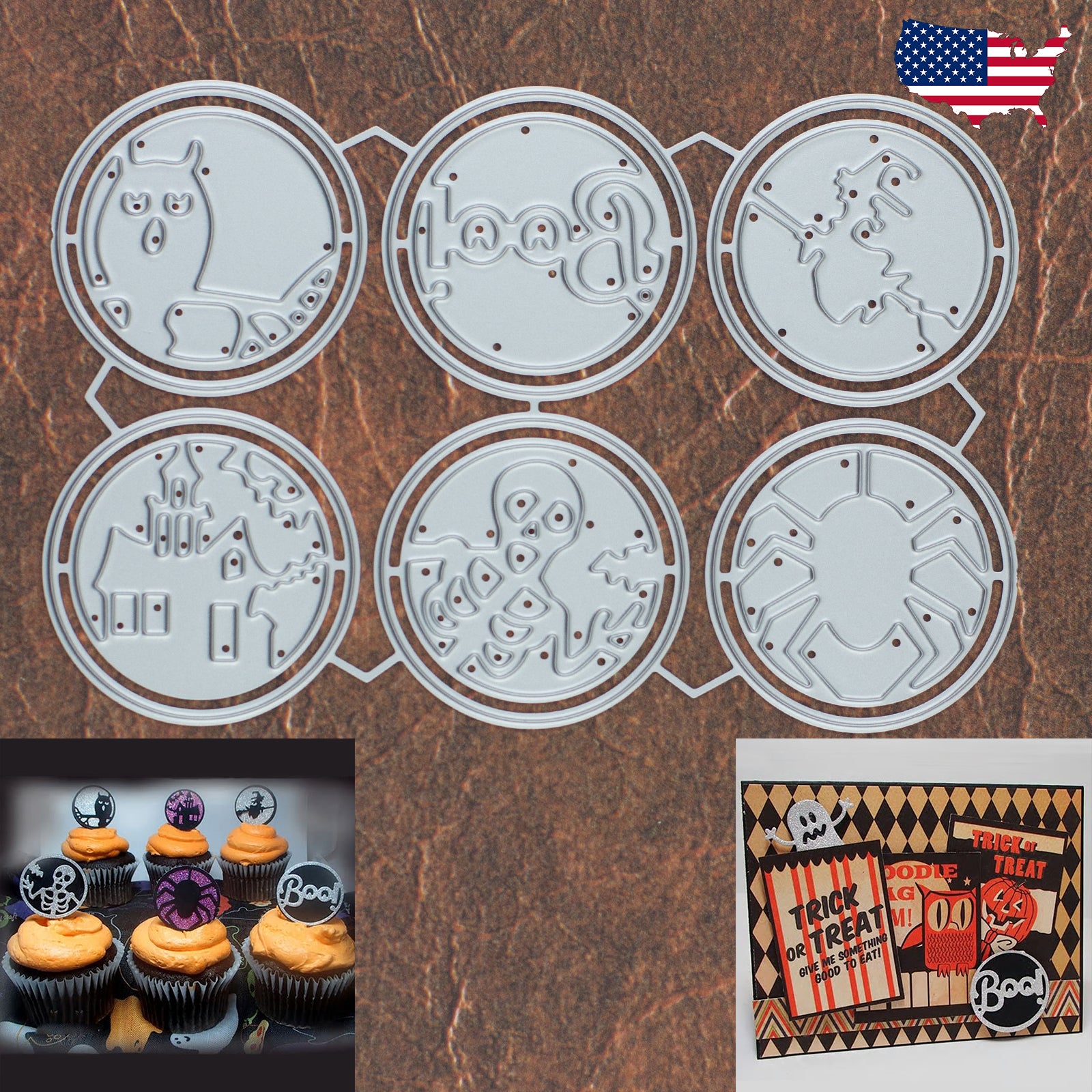 Halloween Circular Frames Cutting Dies