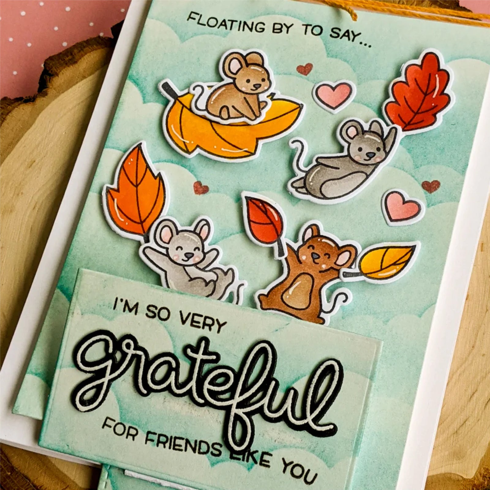 Fall Sentiments Cutting Dies & Stamps Set