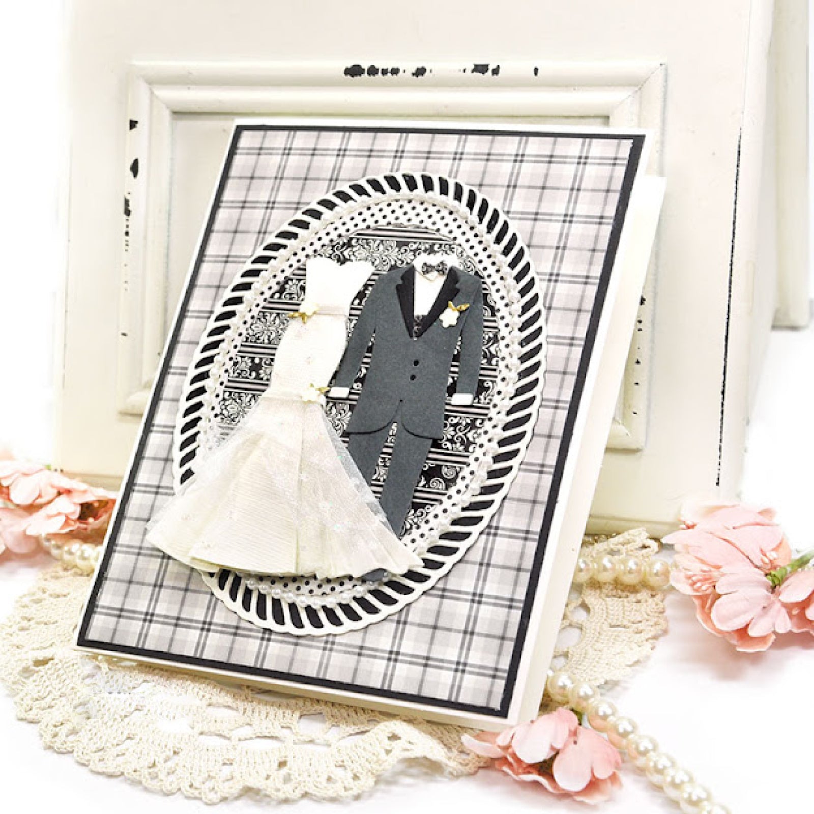 Bride & Groom Formalwear Cutting Die Set