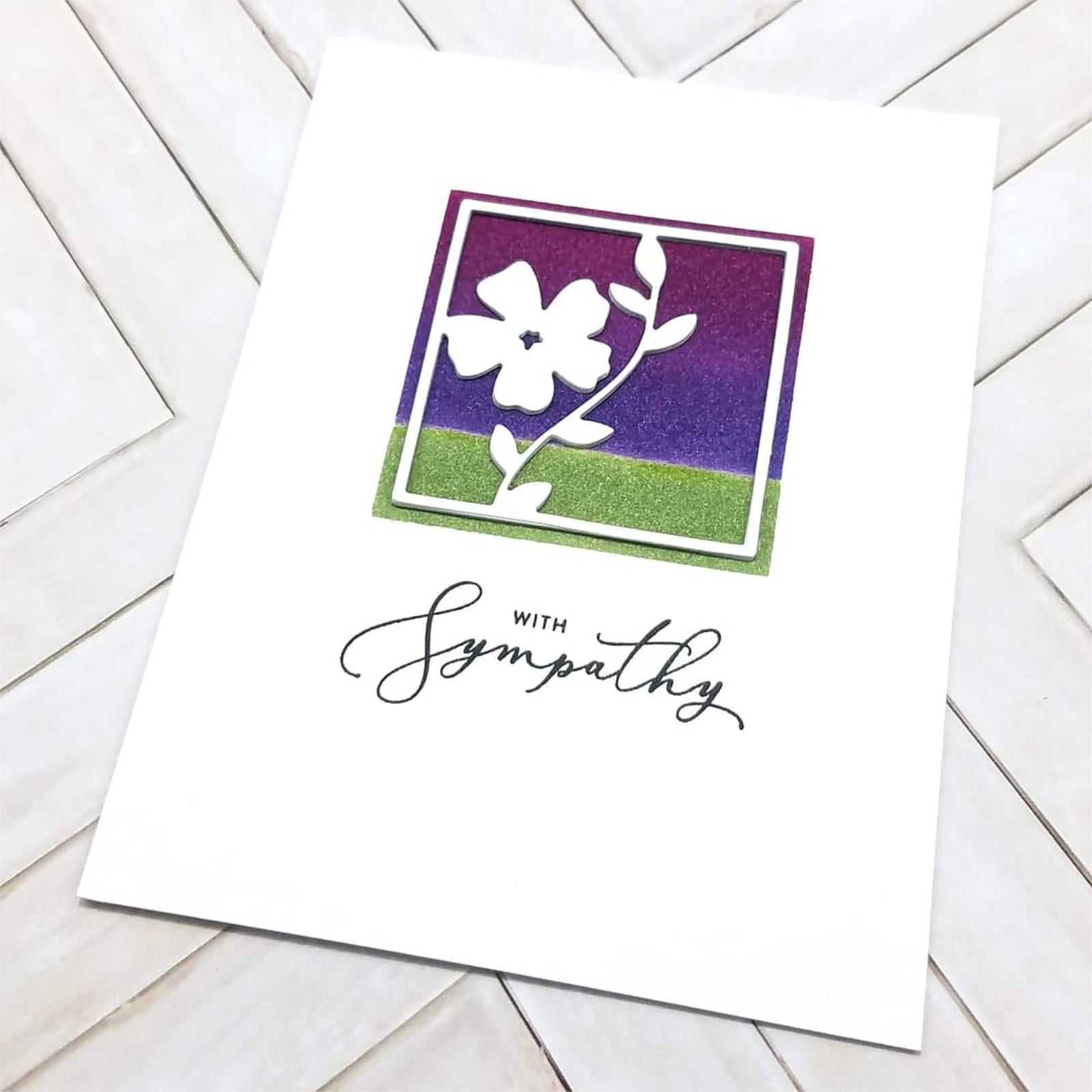 Square Framed Flowers Cutting Dies
