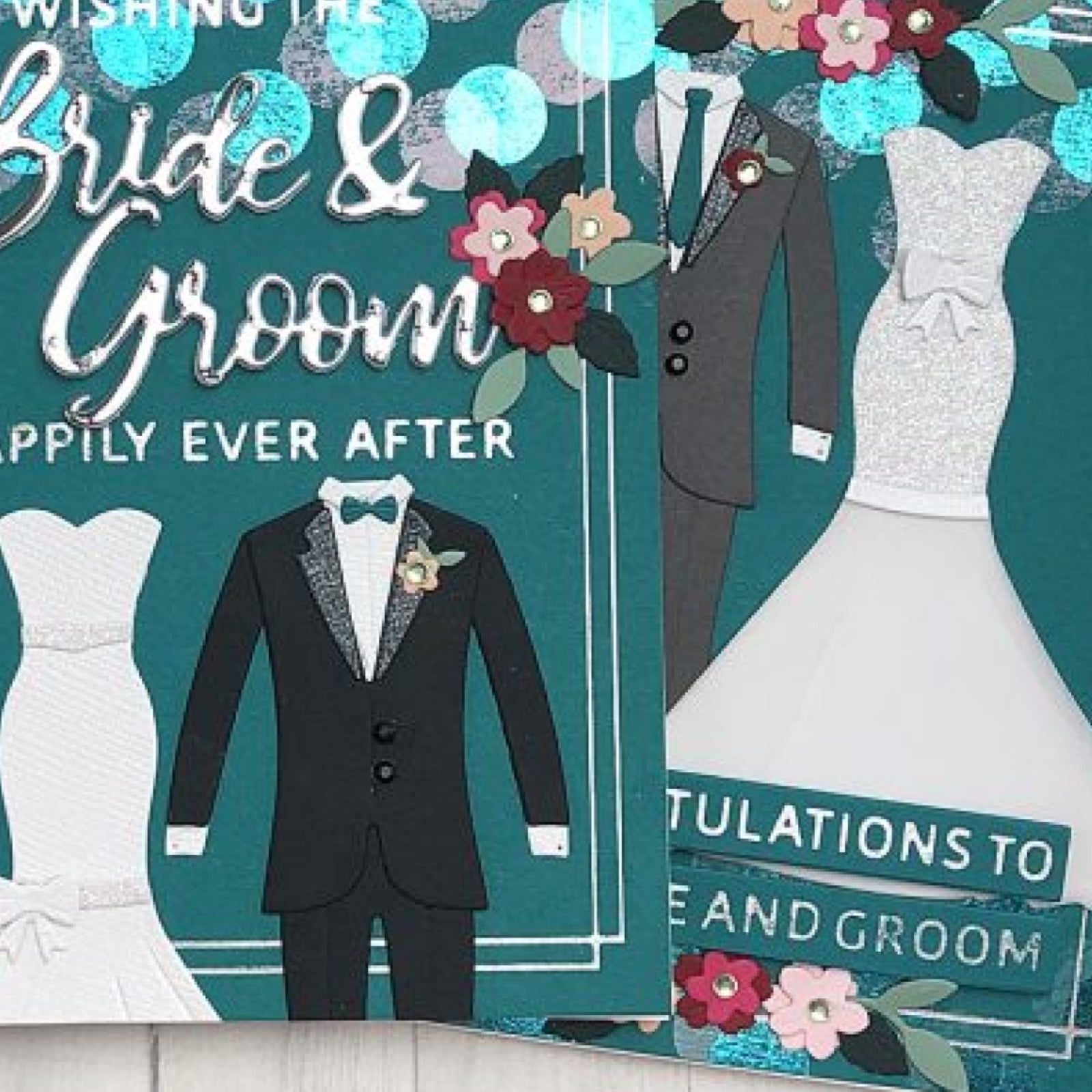 Bride & Groom Formalwear Cutting Die Set