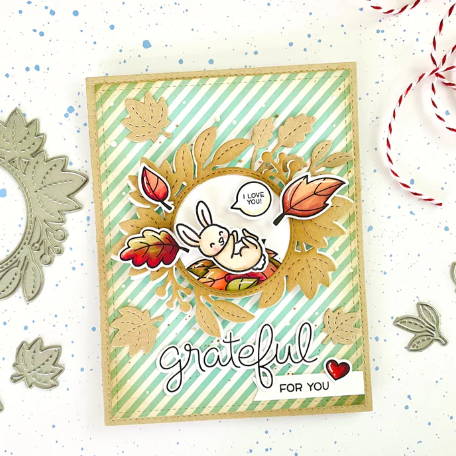 Fall Sentiments Cutting Dies & Stamps Set