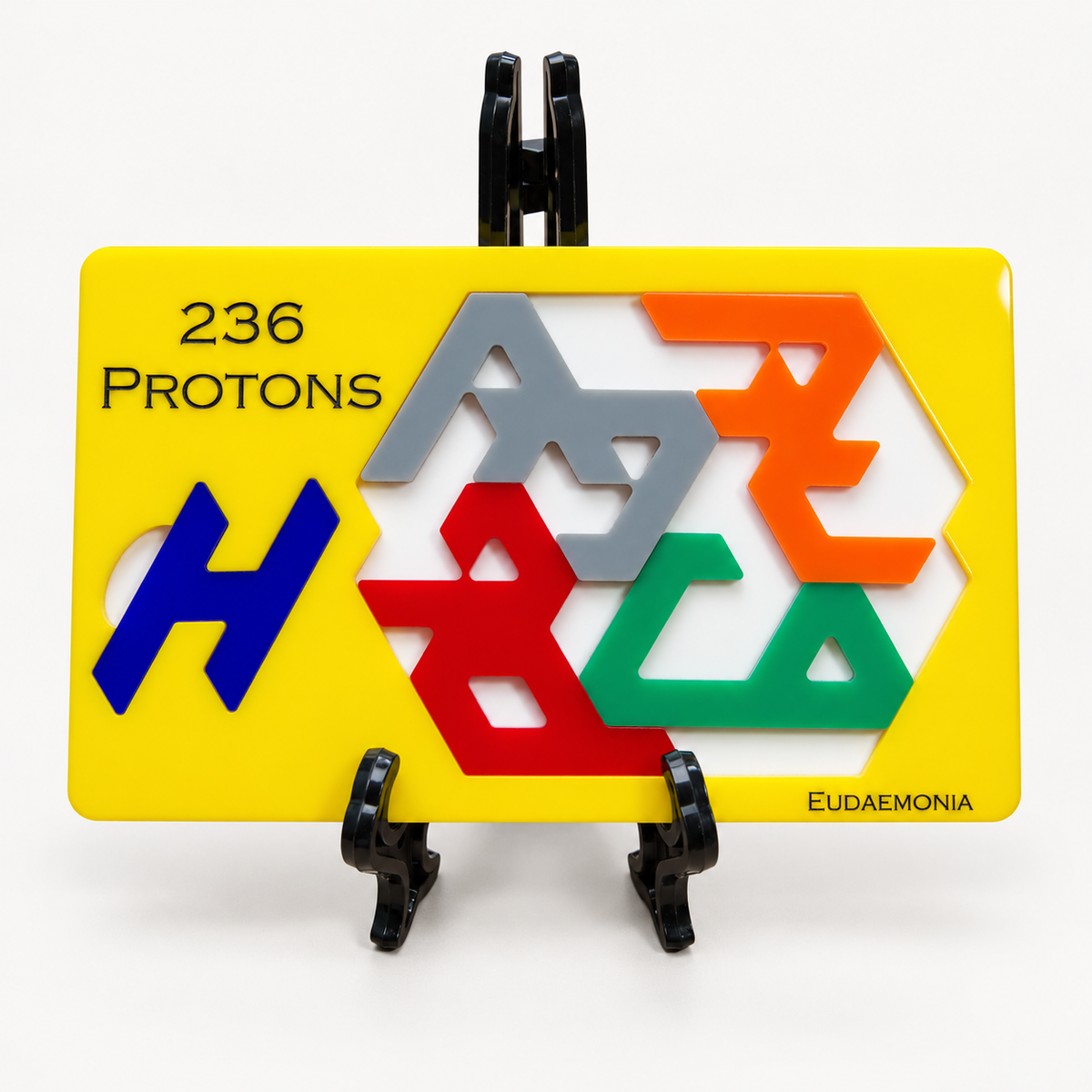 236 Protons acrylic packing puzzle, original view