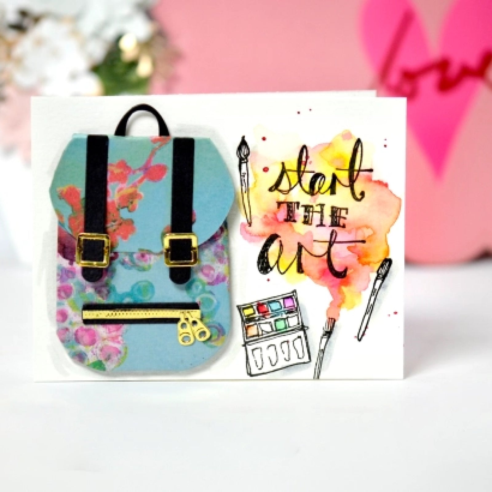 You Rule! Backpack w School Supplies Cutting & Embossing Dies