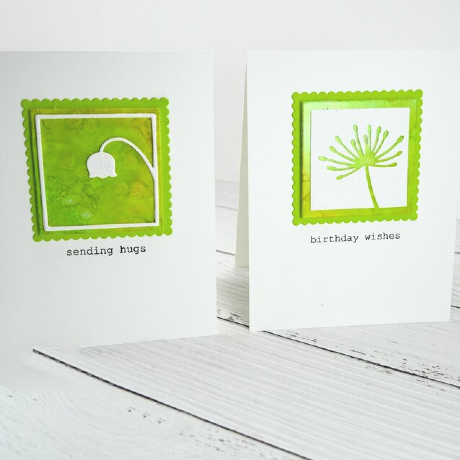 Square Framed Flowers Cutting Dies