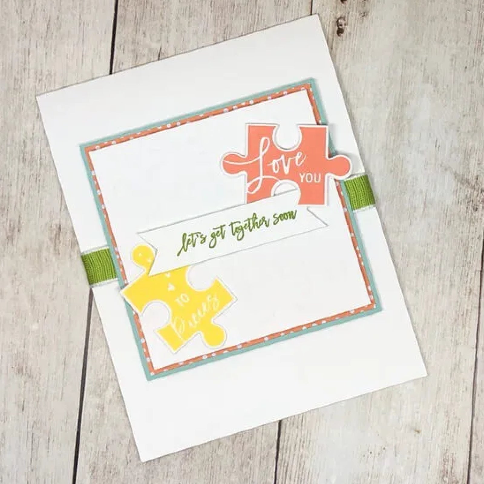 You Are My Missing Piece Jigsaw Puzzle Cutting Dies & Stamps Set