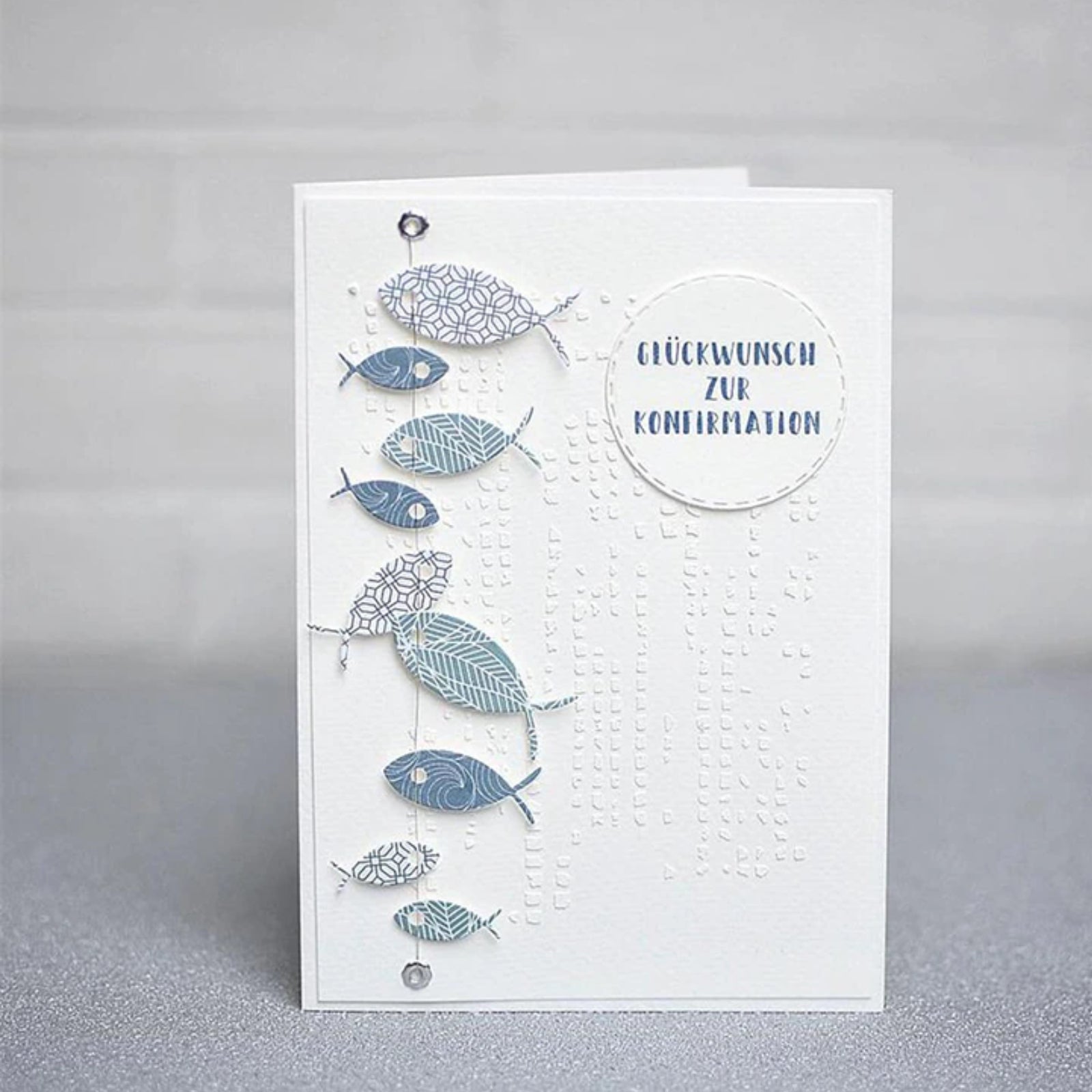 Four Fish w Cutout Eyes Cutting Dies