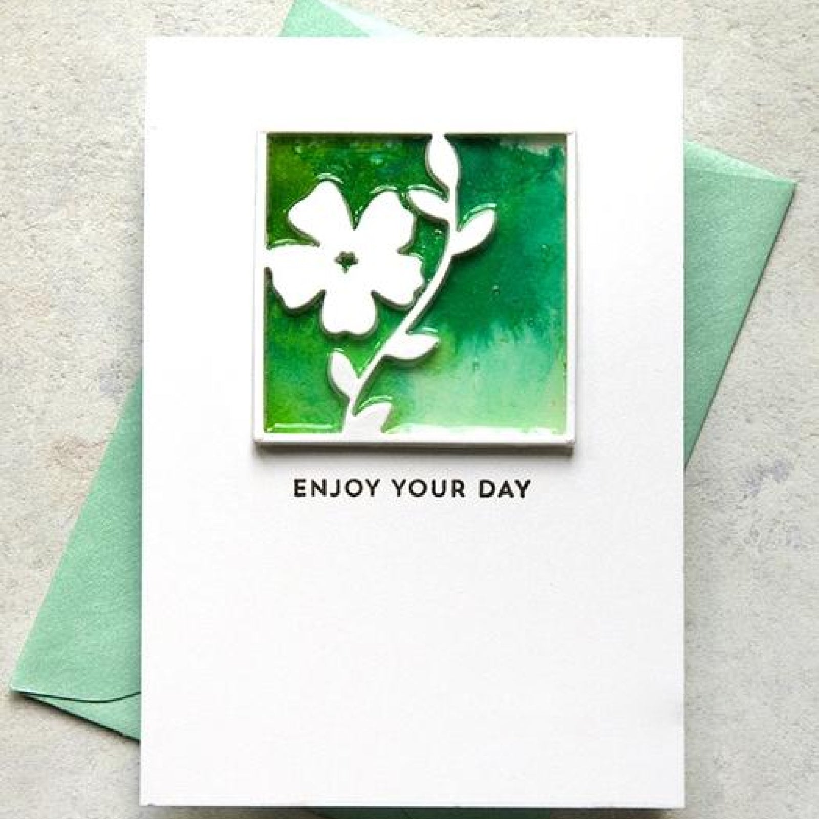 Square Framed Flowers Cutting Dies