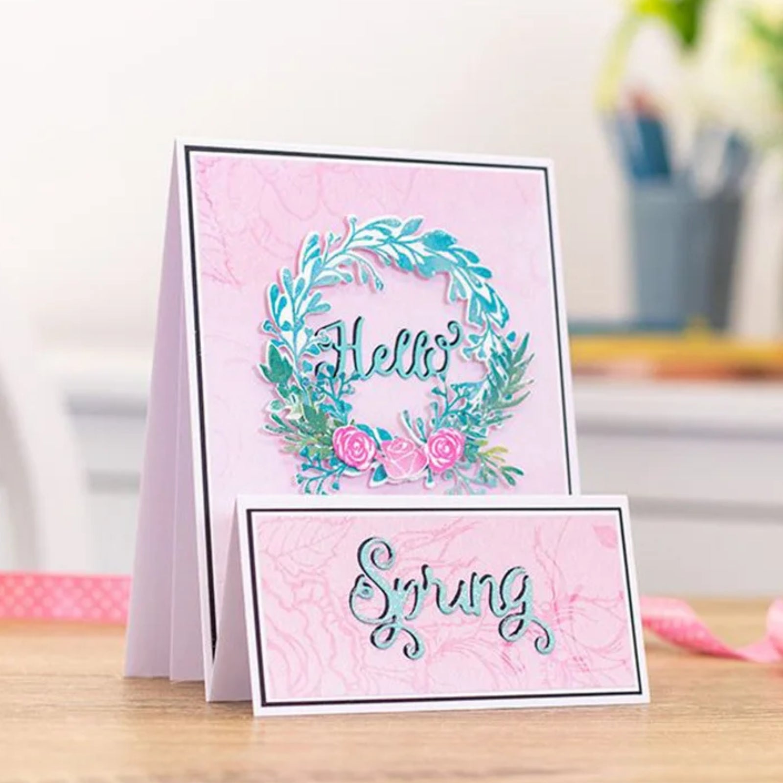 Hello Seasons Sentiment Words Cutting Dies