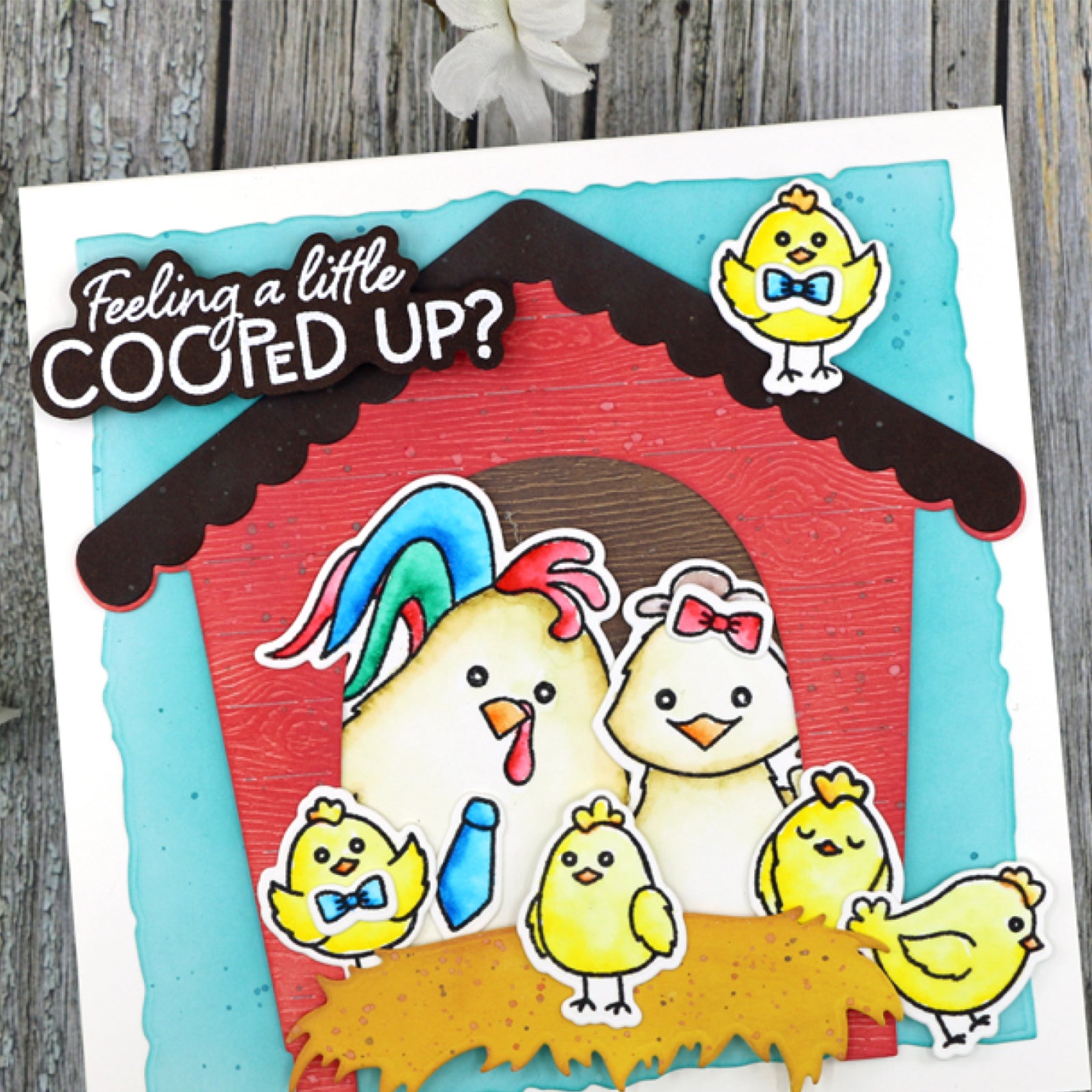 Large Hen House Cutting & Embossing Dies