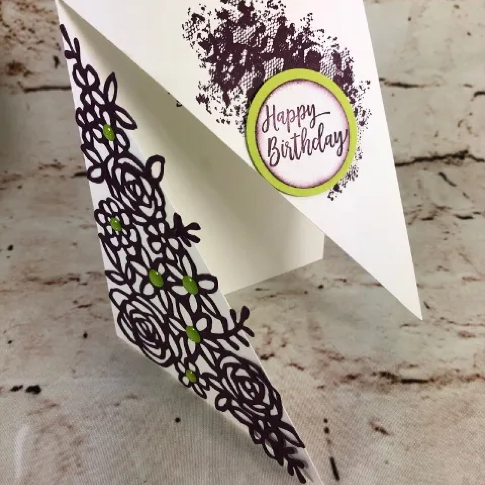 Flowers & Leaves Corner w Butterfly Cutting Dies