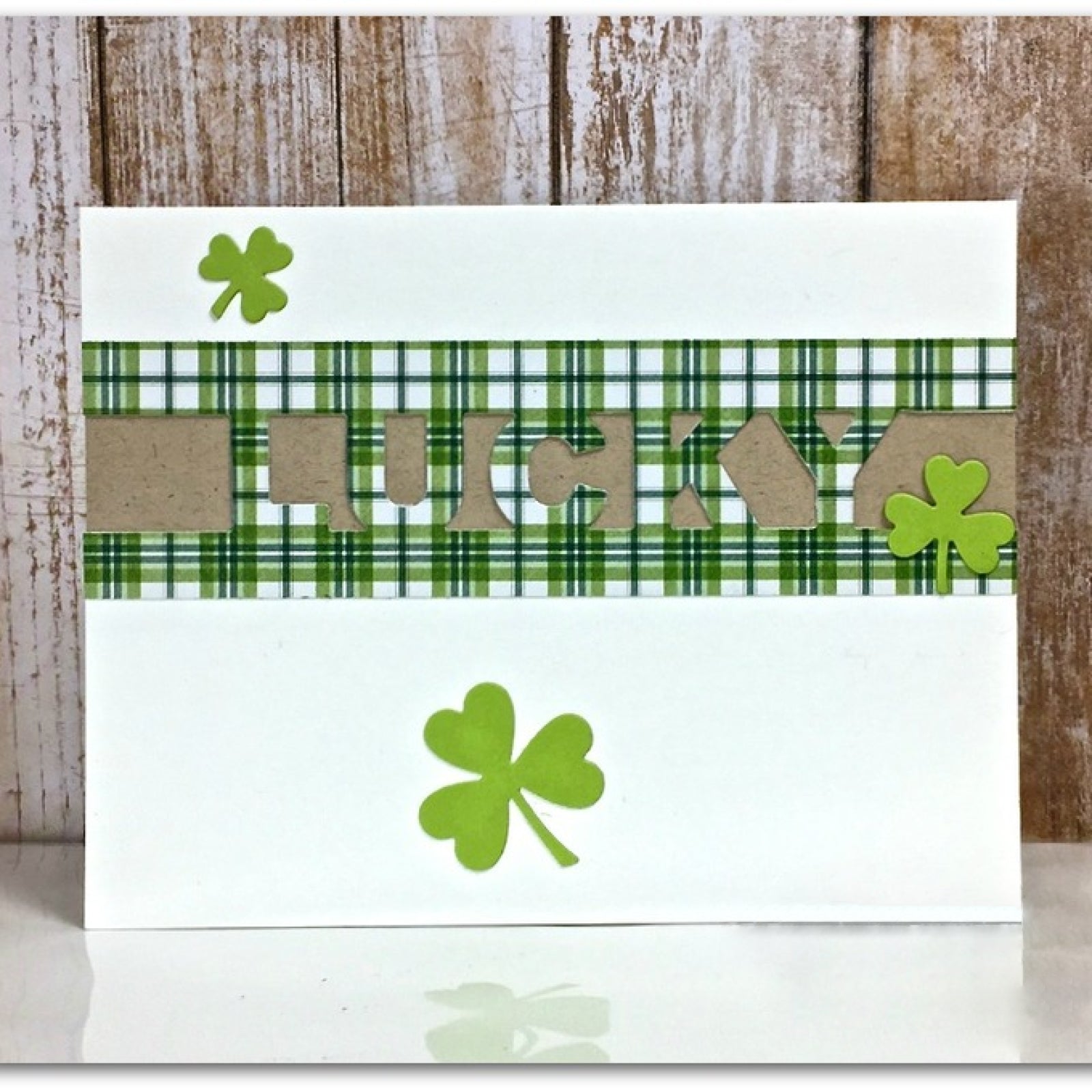 Lucky Cutout Block Font Word Cutting Die