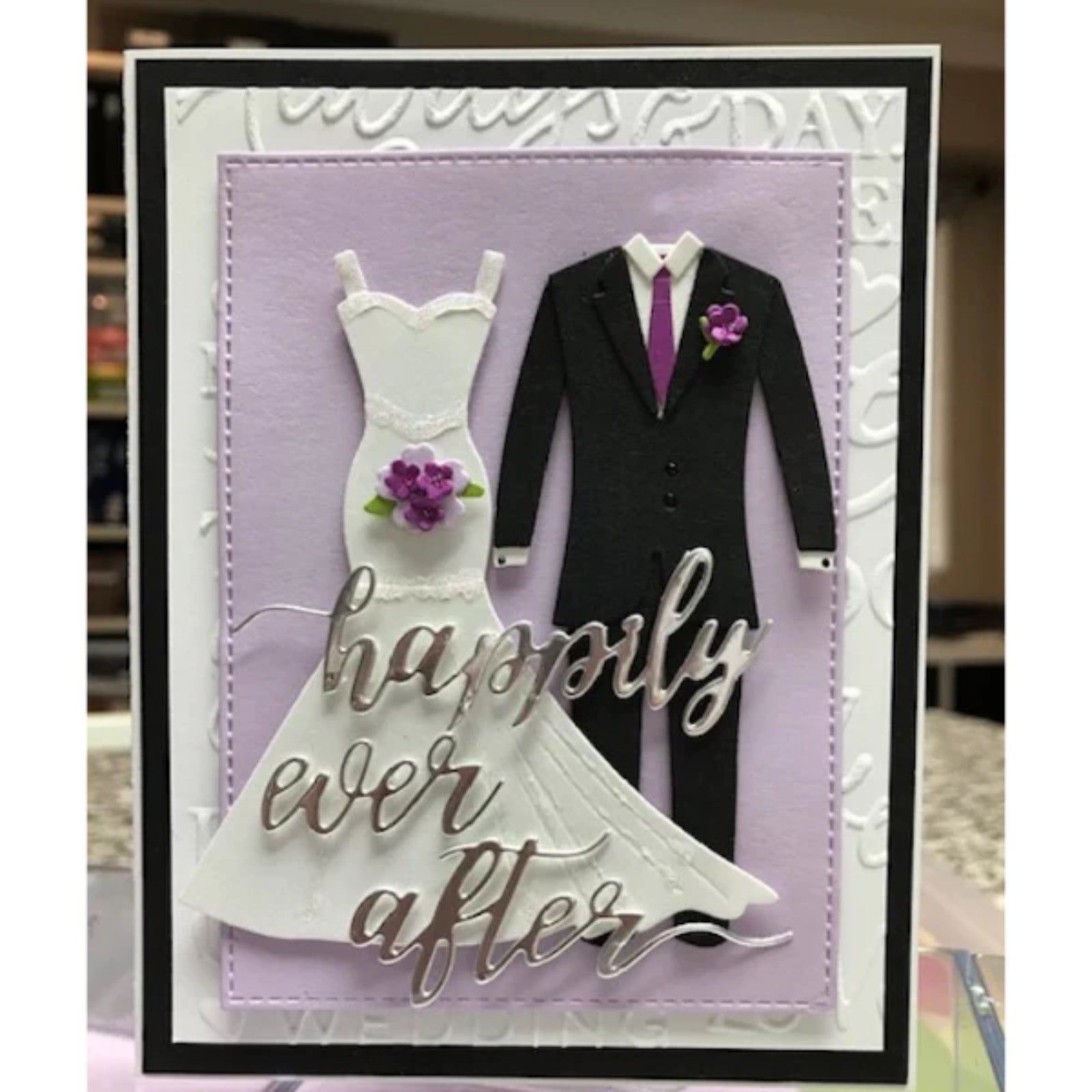 Bride & Groom Formalwear Cutting Die Set