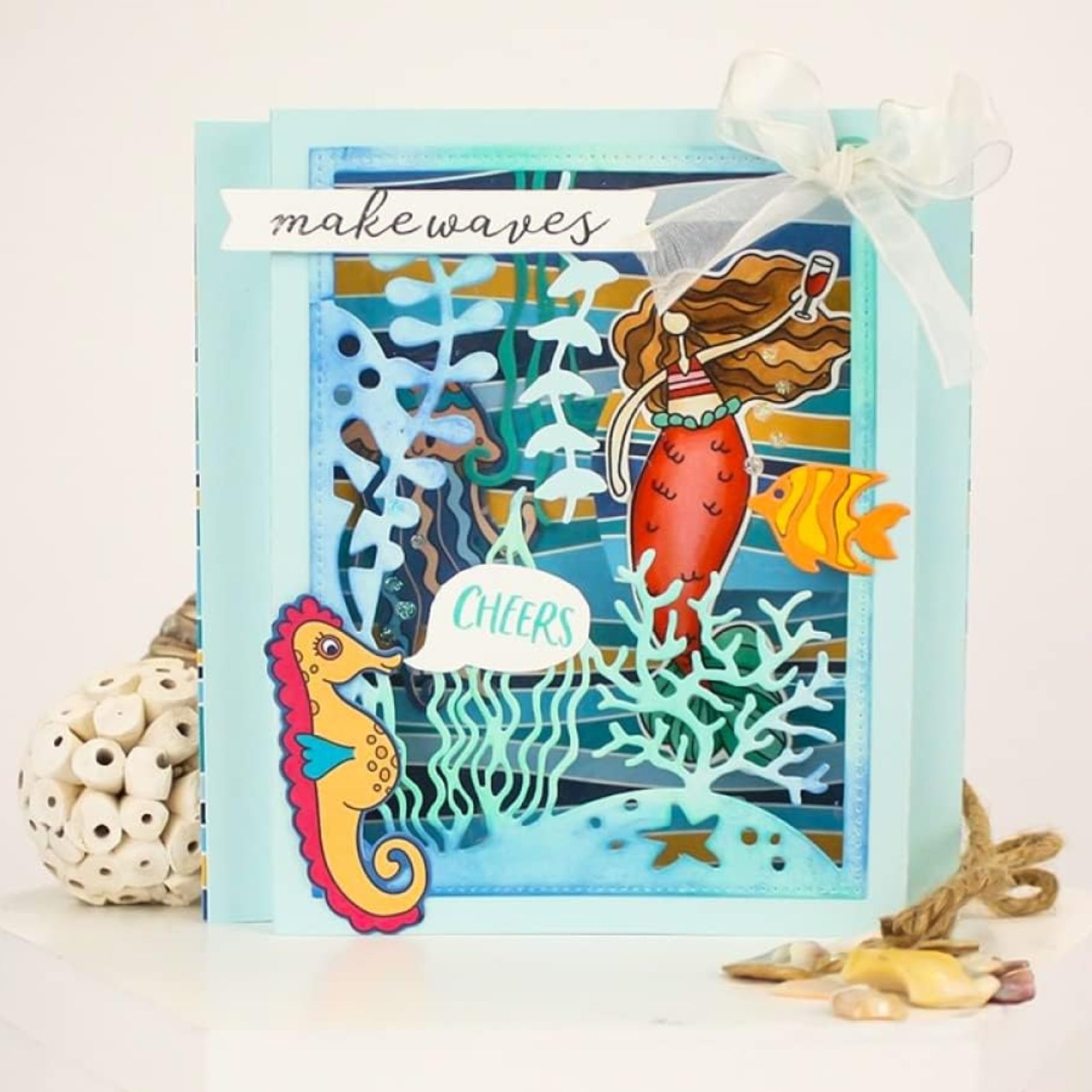 Under the Sea Ocean Aquarium Background Cutting Dies