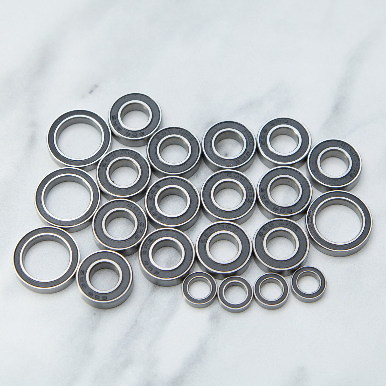 XRAY GTXE, GTXE 2022, XB8E 20/21/22/23/24, XT8E 22/24 - 22 Pcs Bearings Kit