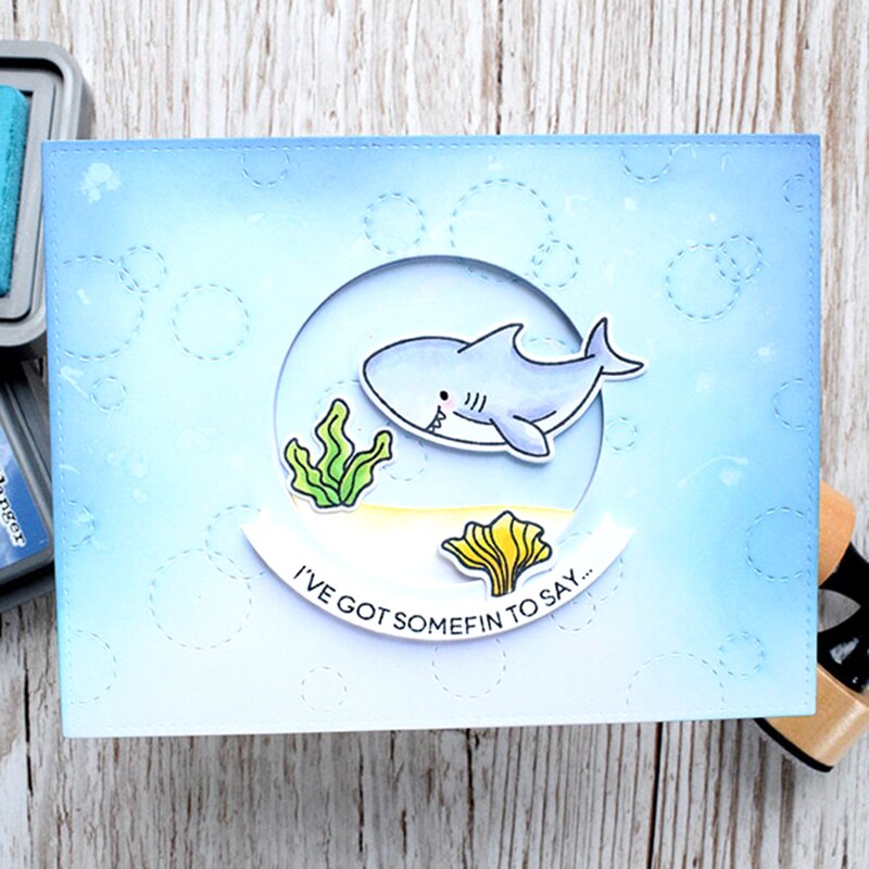 Underwater Air Bubbles Background Cutting & Embossing Die