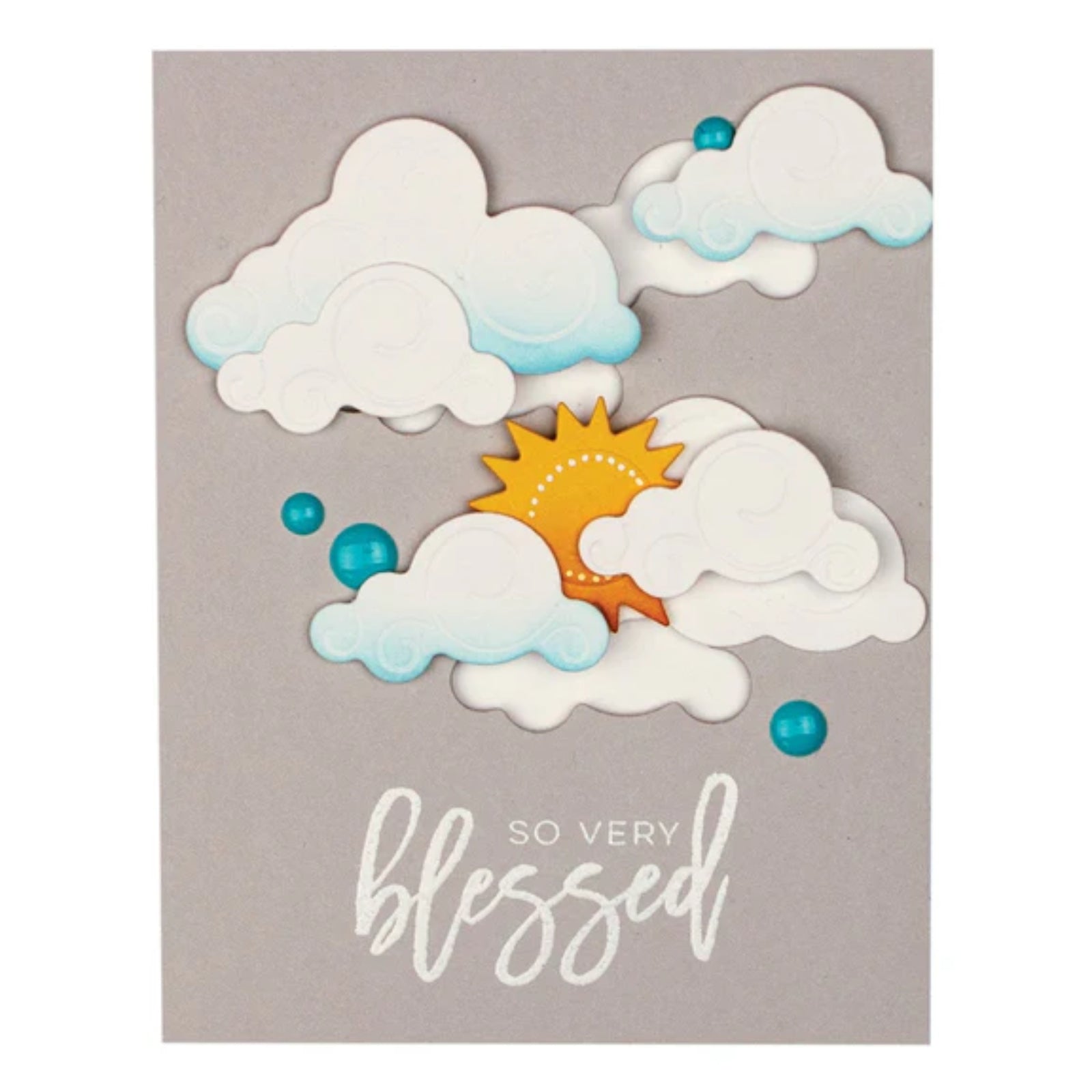 The Air Up There Sun & Clouds Cutting Debossing Dies