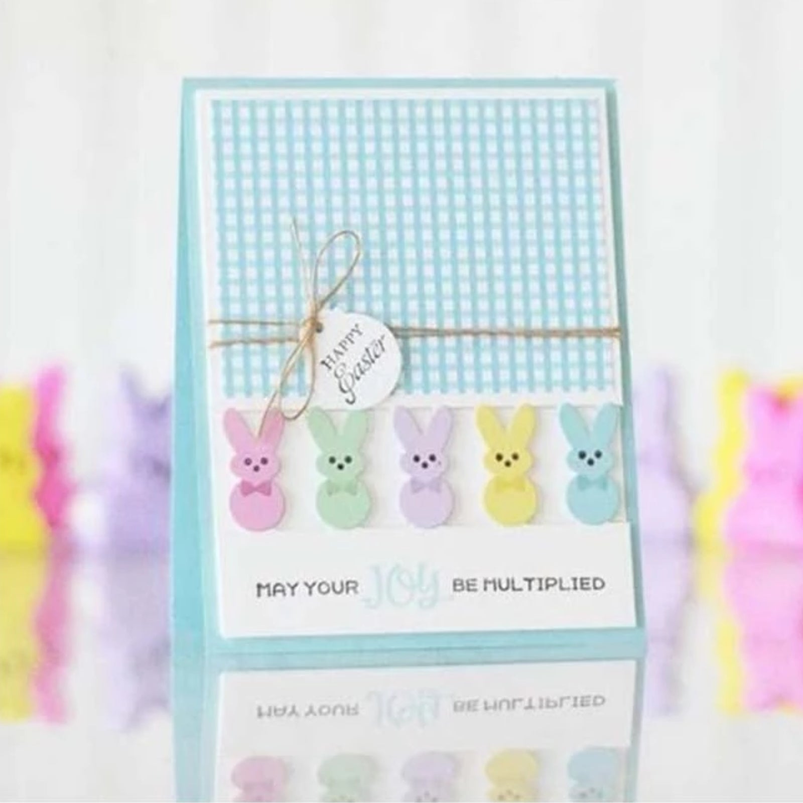 Mini Peeps Border w Layering Bunnies Cutting Dies