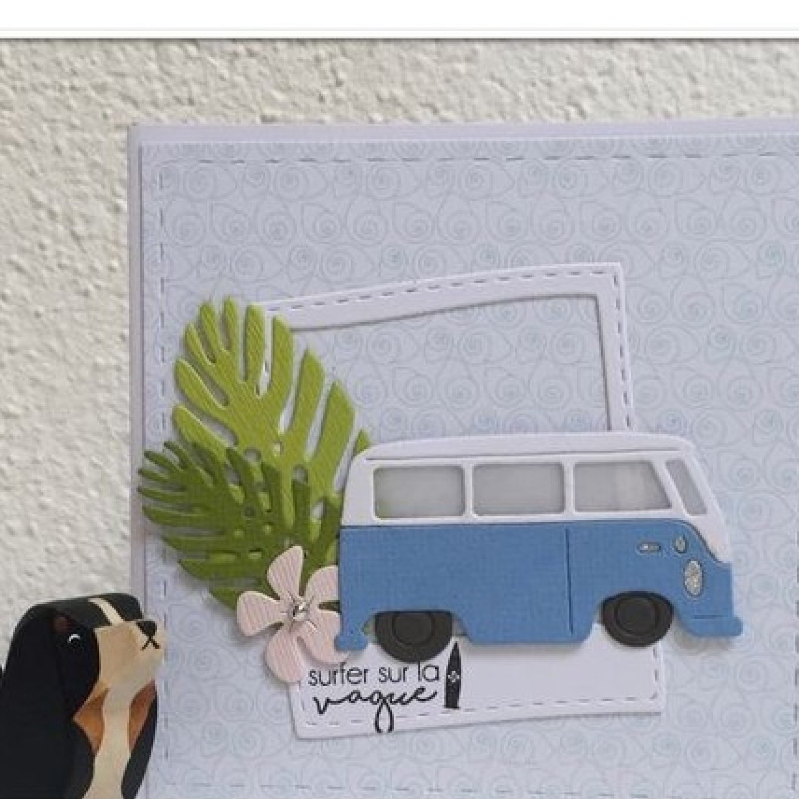 Build It VW Bus Style Van w Surfboard Cutting Dies