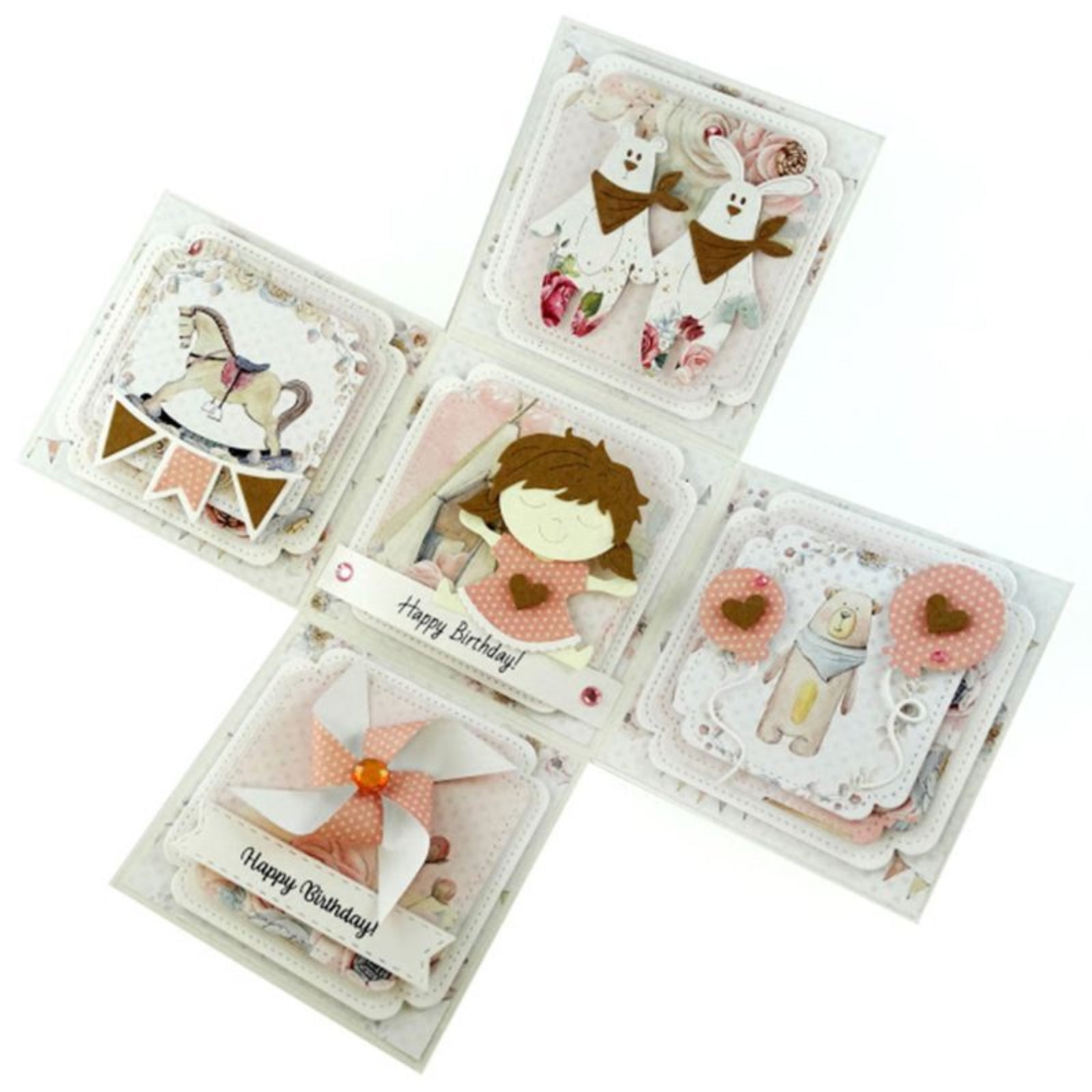 Bunny & Bear w Bandana Cutting Dies