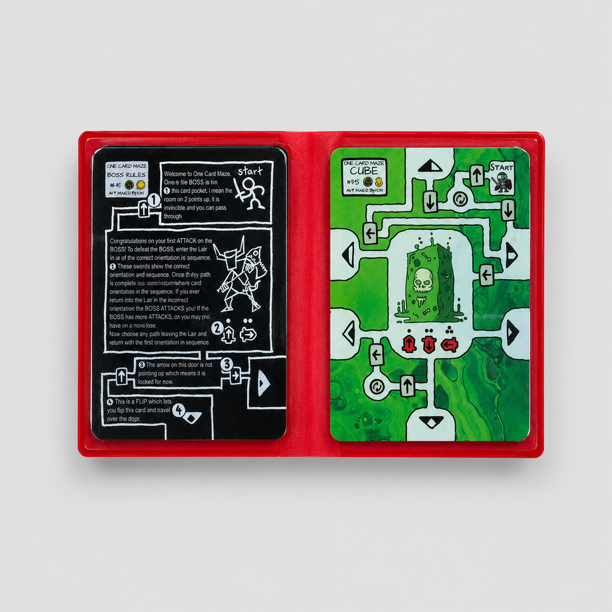 Boss Wallet – Advanced Maze Puzzle Set by One Card Maze