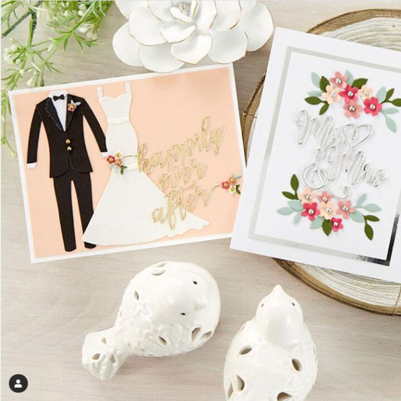 Bride & Groom Formalwear Cutting Die Set