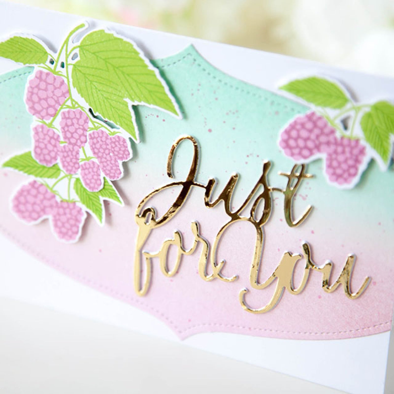 Just for You Script Sentiment Cutting Die
