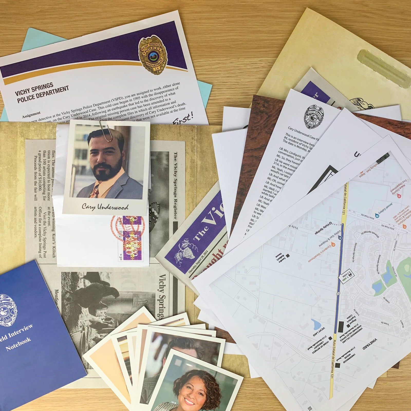 Detective Stories - Underwood Cellars - Case Files