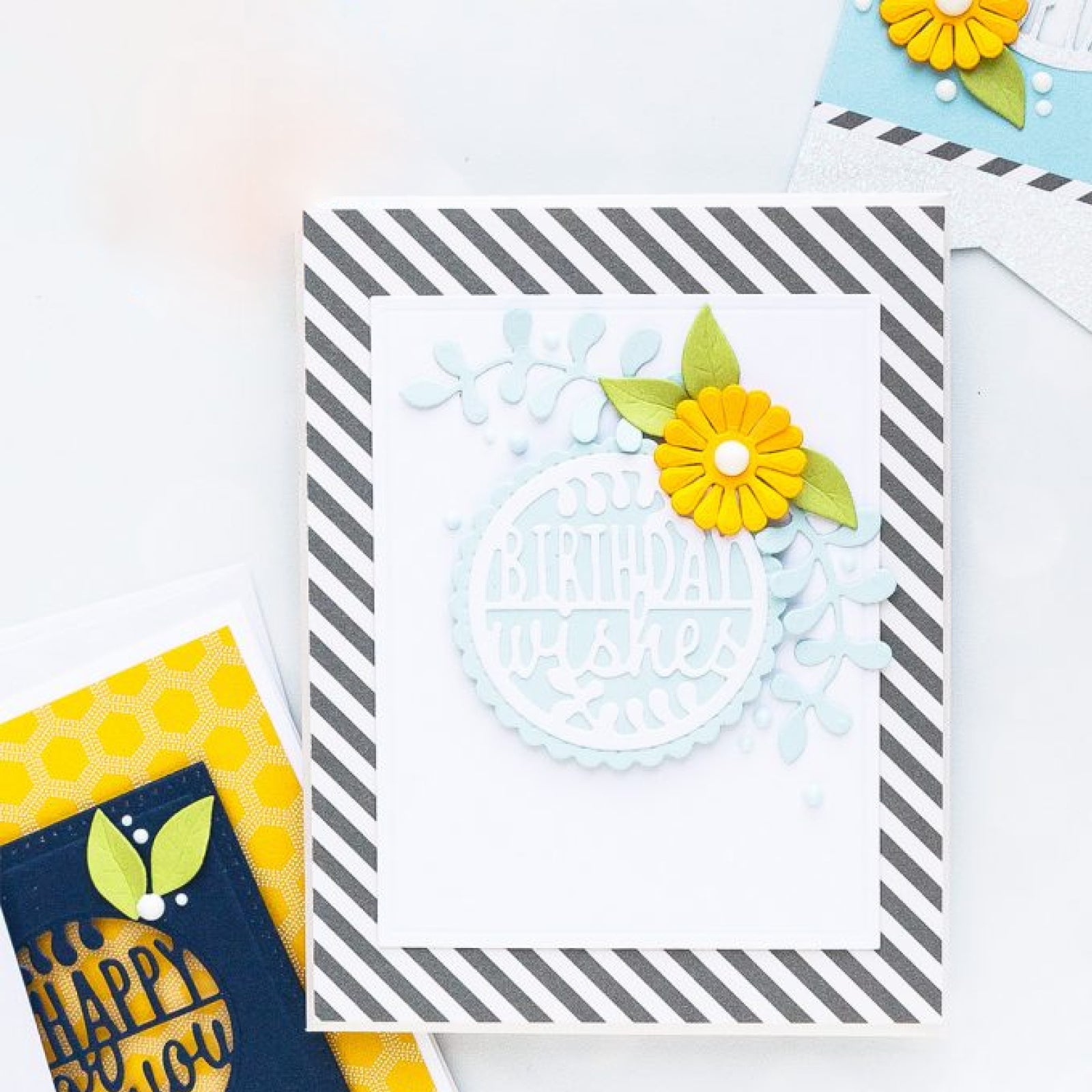 Circle Sentiments #1 w Foliage Cutting Dies