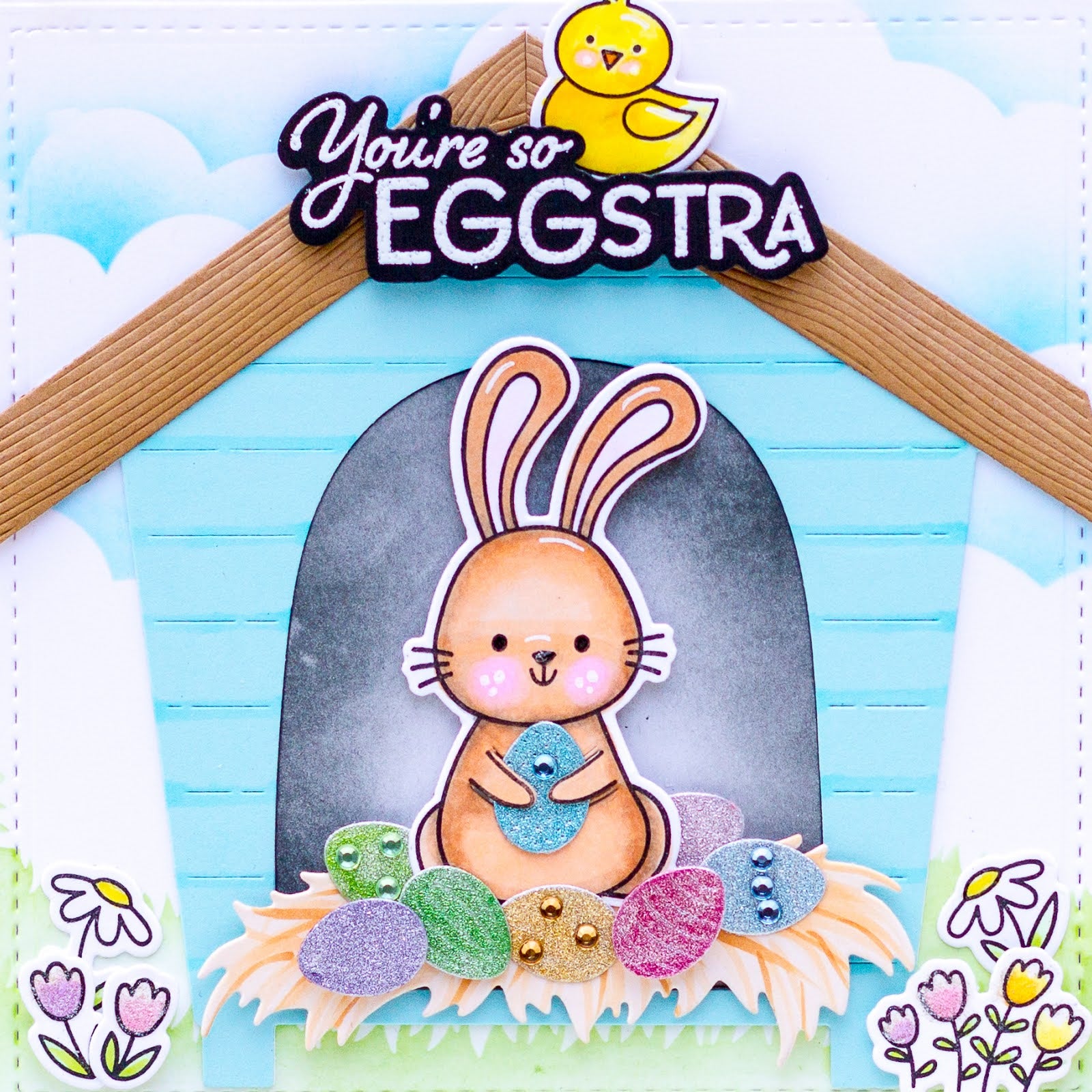 Large Hen House Cutting & Embossing Dies