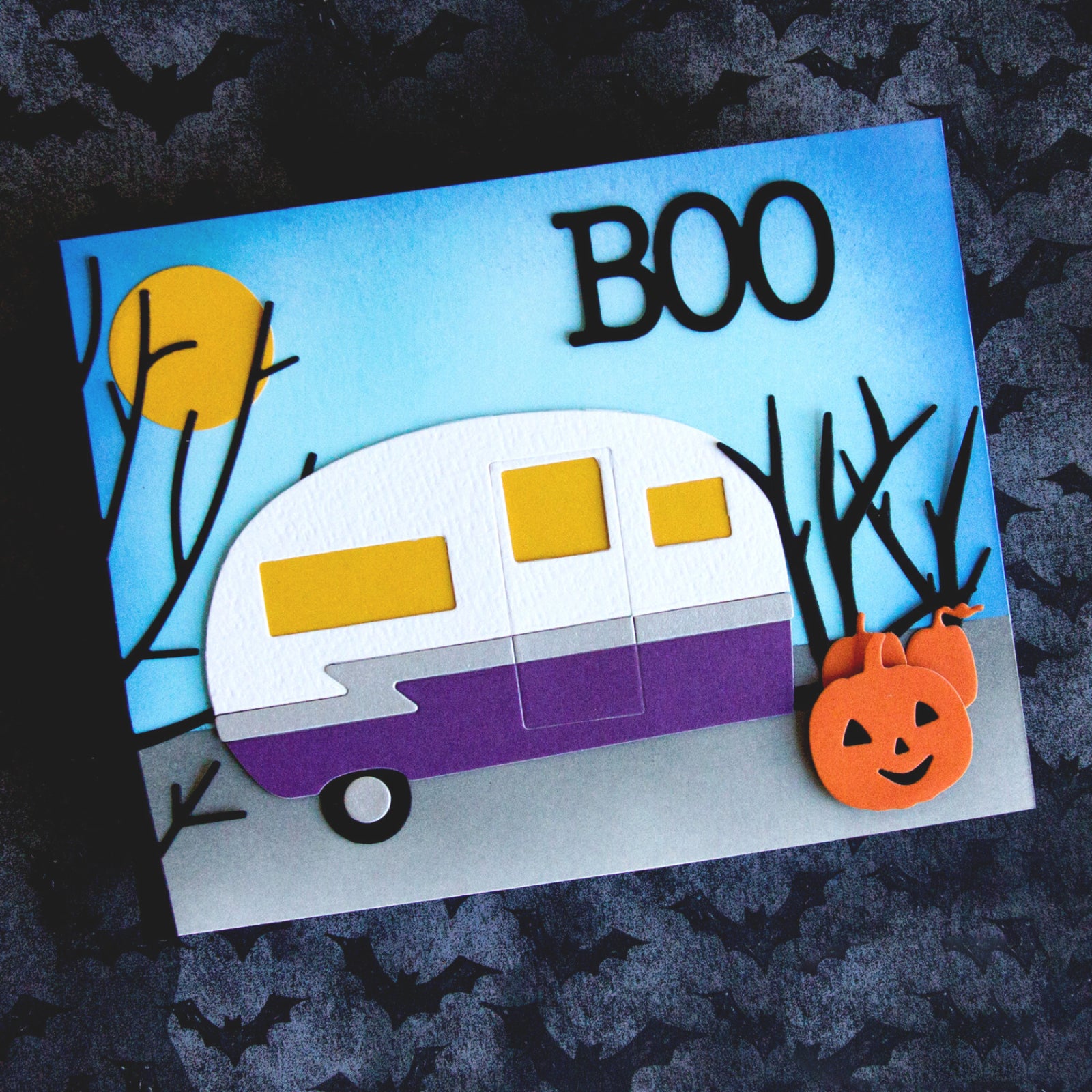 Hitched Camper Trailer Cutting & Embossing Dies