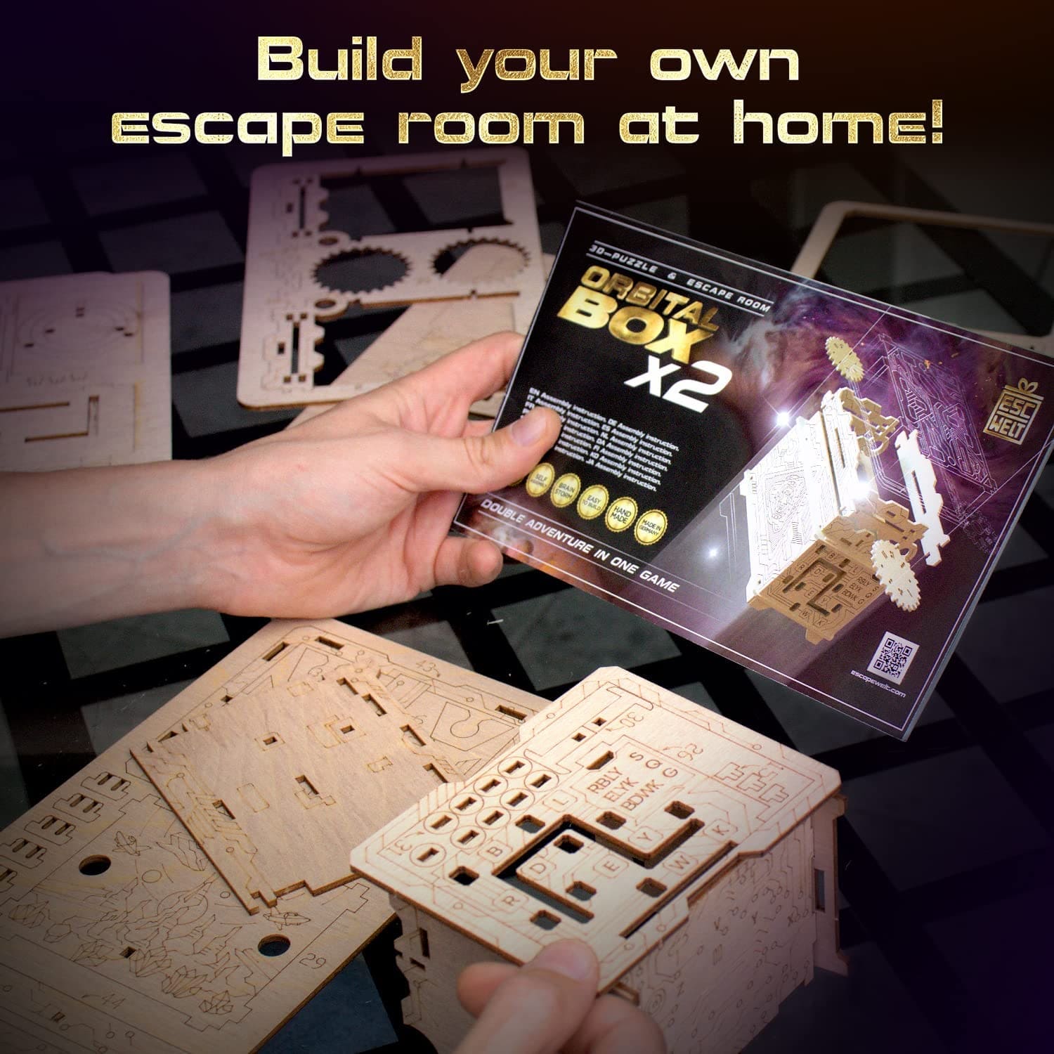 DIY Orbital Box - Build and Solve 3d Puzzle Box - Level 6 - ESC Welt