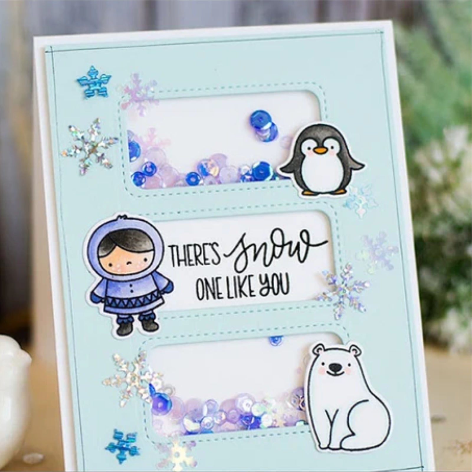 Stitched Triple Window Cutting Die