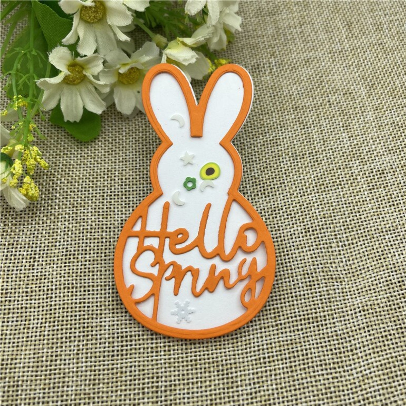 Hello Spring Bunny Peep Cutting Dies