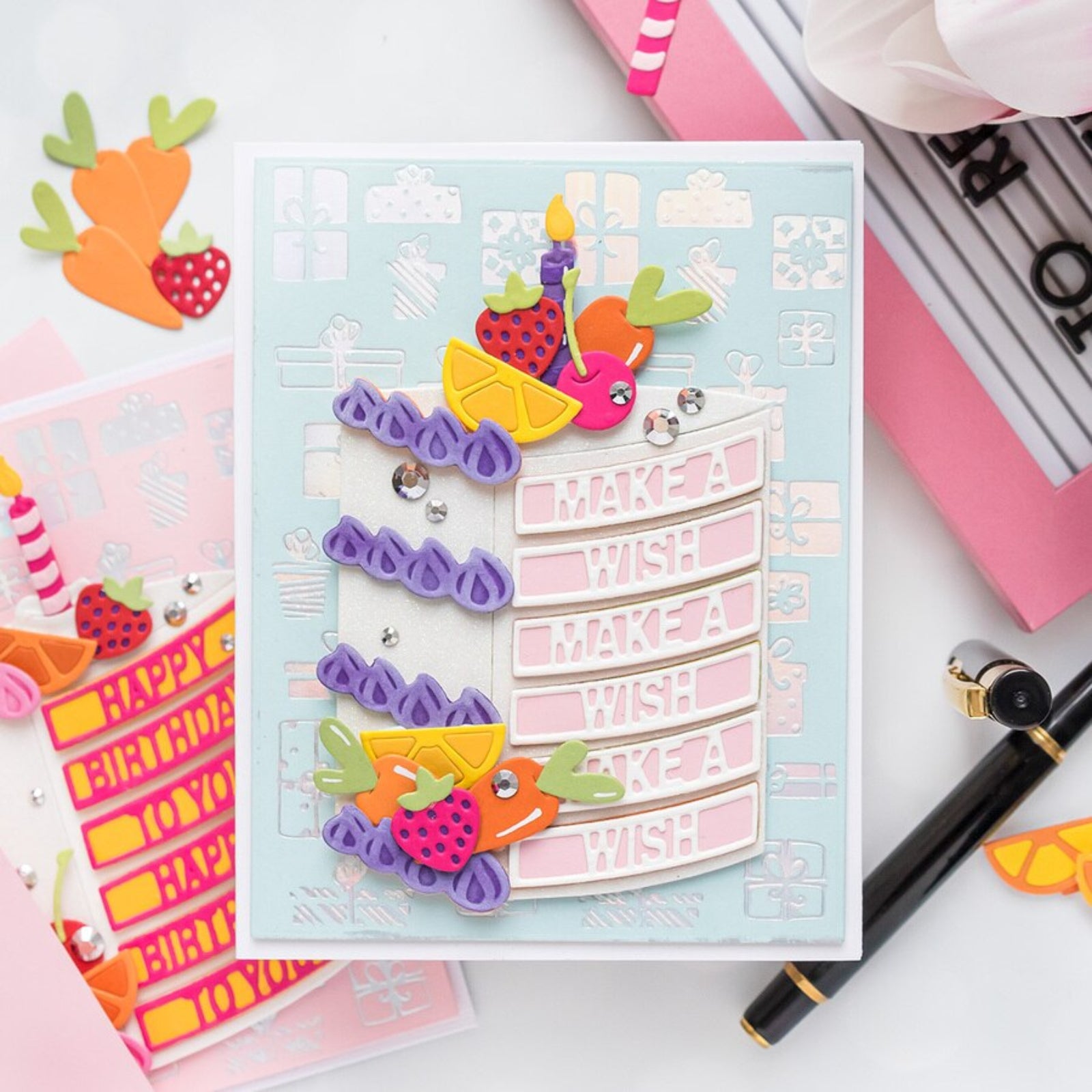 You Can Have Your Cake and Eat It Too Birthday Cutting Dies