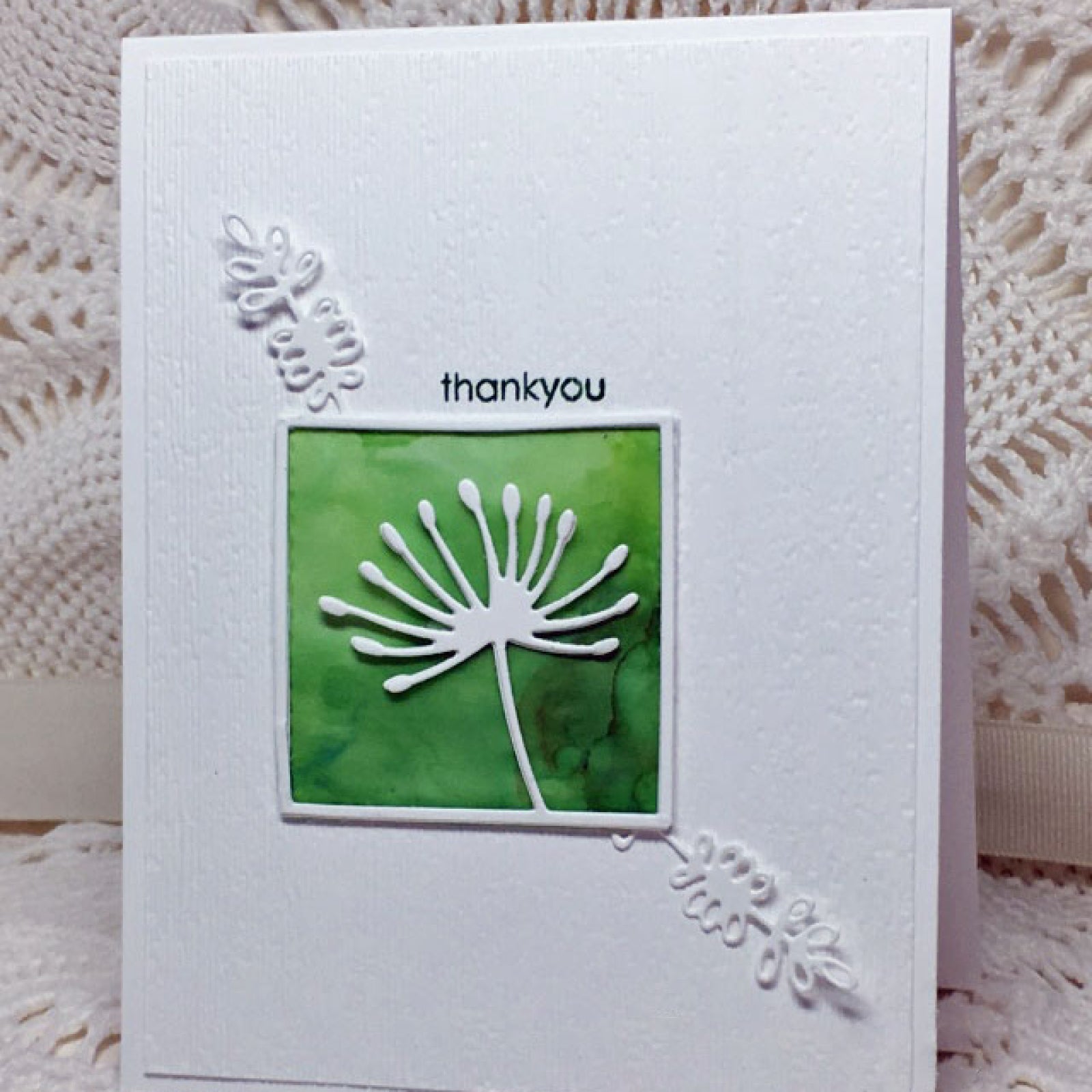 Square Framed Flowers Cutting Dies