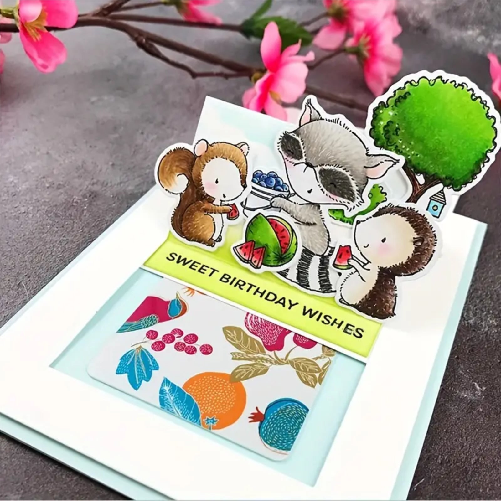 Slider Card Cutting & Embossing Dies