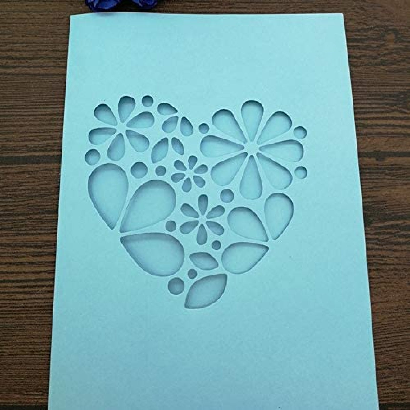 Cutout Flowers Within a Heart Cutting Die