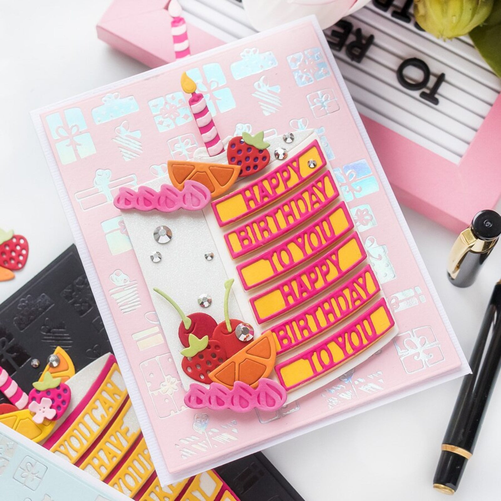 You Can Have Your Cake and Eat It Too Birthday Cutting Dies