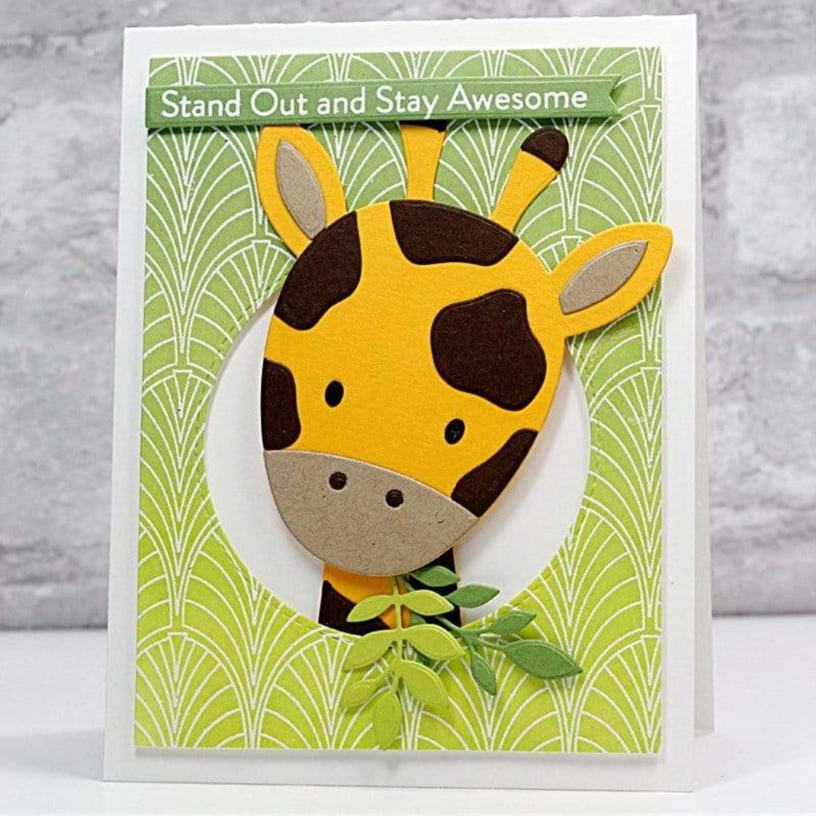 Build a Giraffe Cutting & Embossing Dies