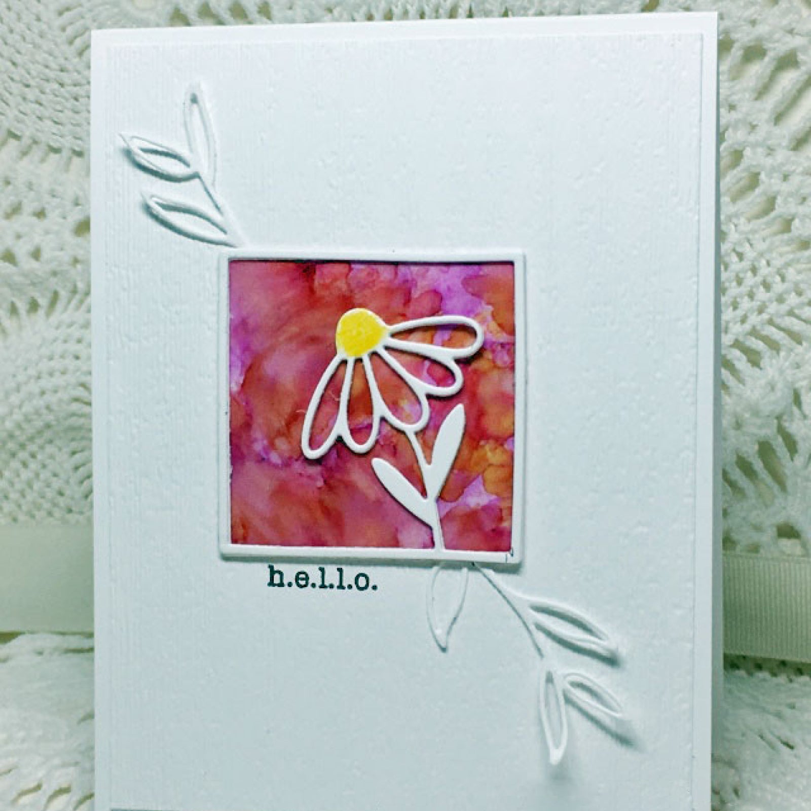 Square Framed Flowers Cutting Dies