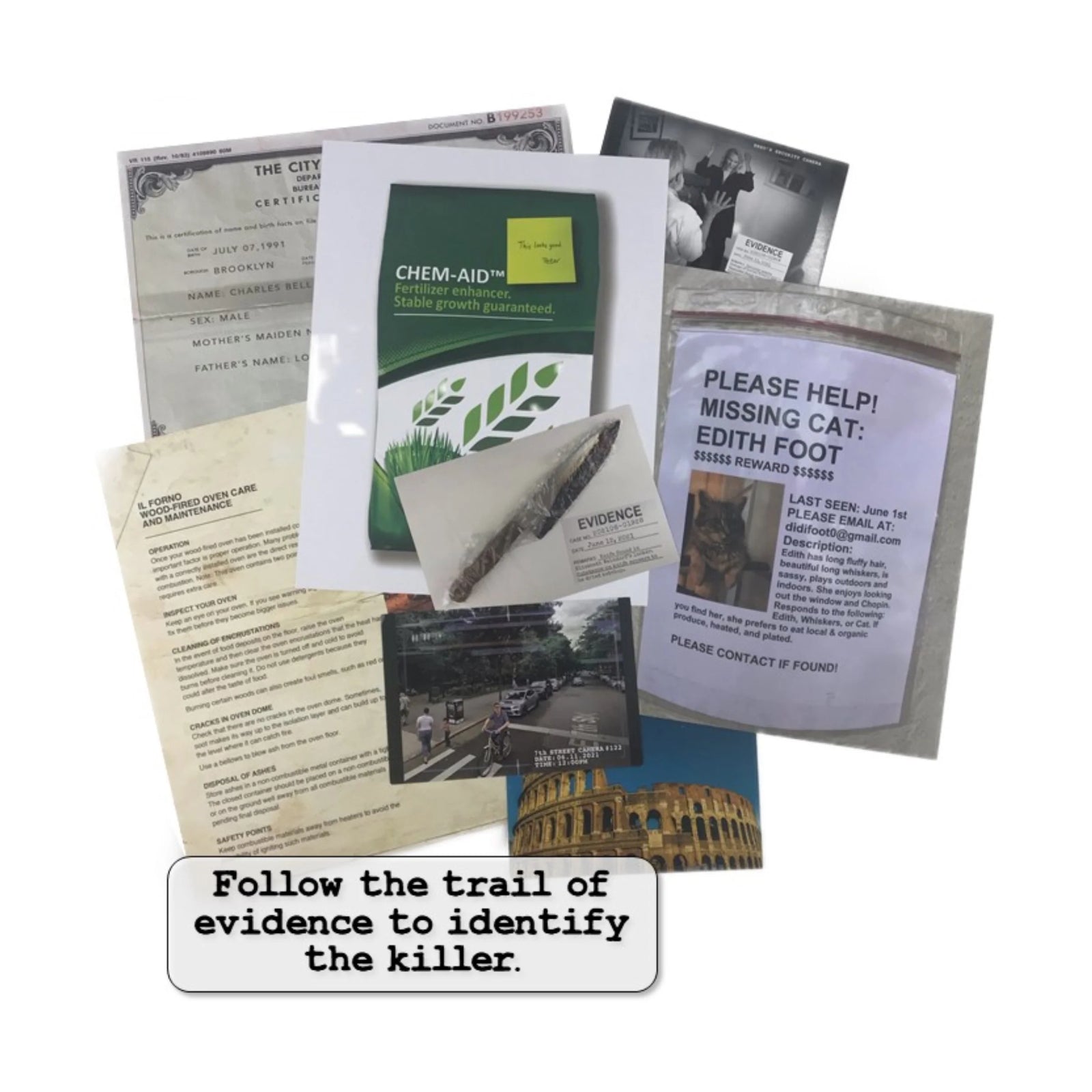 Detective Stories - Death by Chef's Knife - Case Files