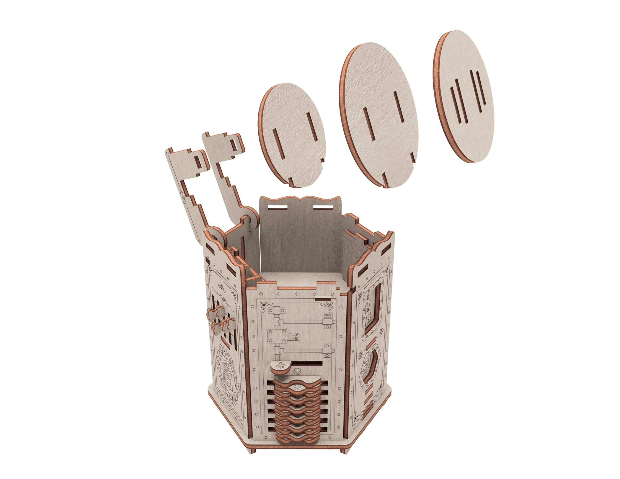 DIY Fort Knox Box Pro - Build and Solve 3d Puzzle Box - Level 9 - ESC Welt