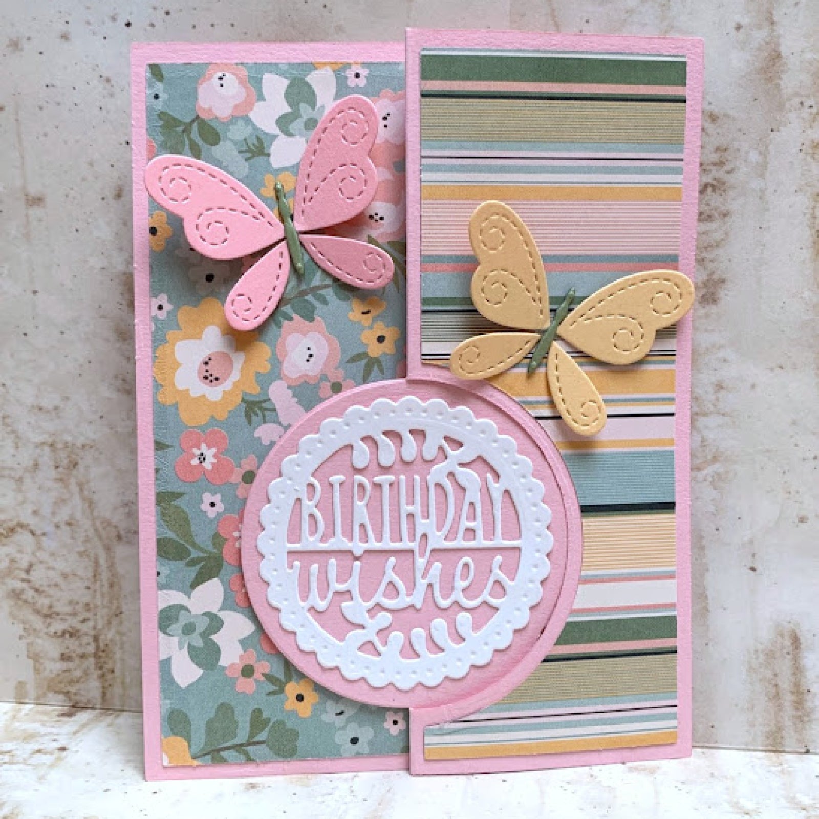 Circle Sentiments #1 w Foliage Cutting Dies